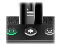 Yealink WH63 Teams Casque Sans fil Crochets auriculaires, Arceau, Ecouteurs Bureau/Centre dappels Micro-USB Socle de chargement Noir