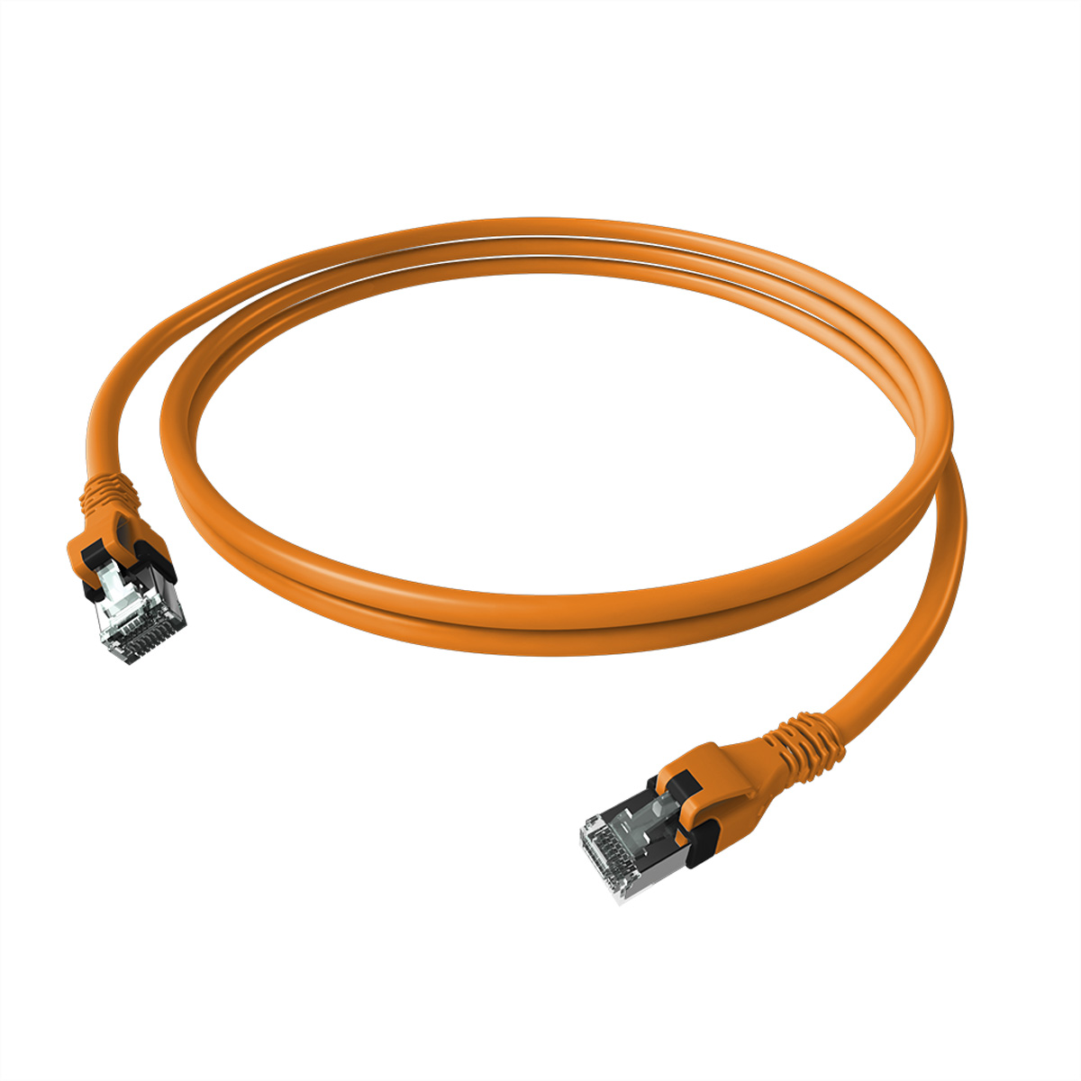EasyLan saCon DualBoot Patchkabel S/FTP orange 3.00m Kat.6A - FTP - SFTP