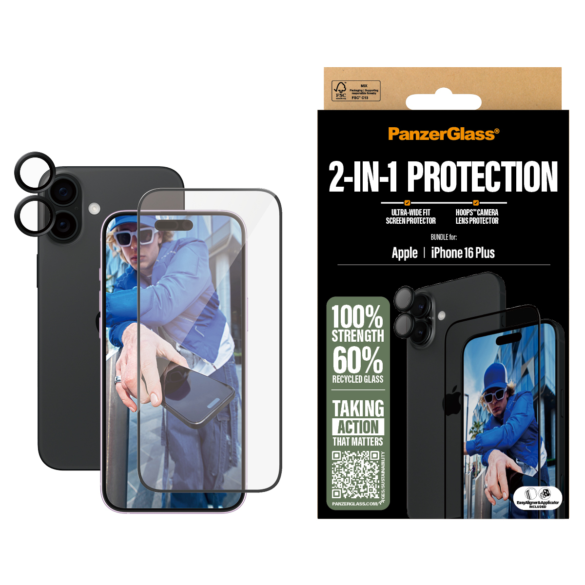 PanzerGlass Bildschirmschutz f�r Handy - 2
