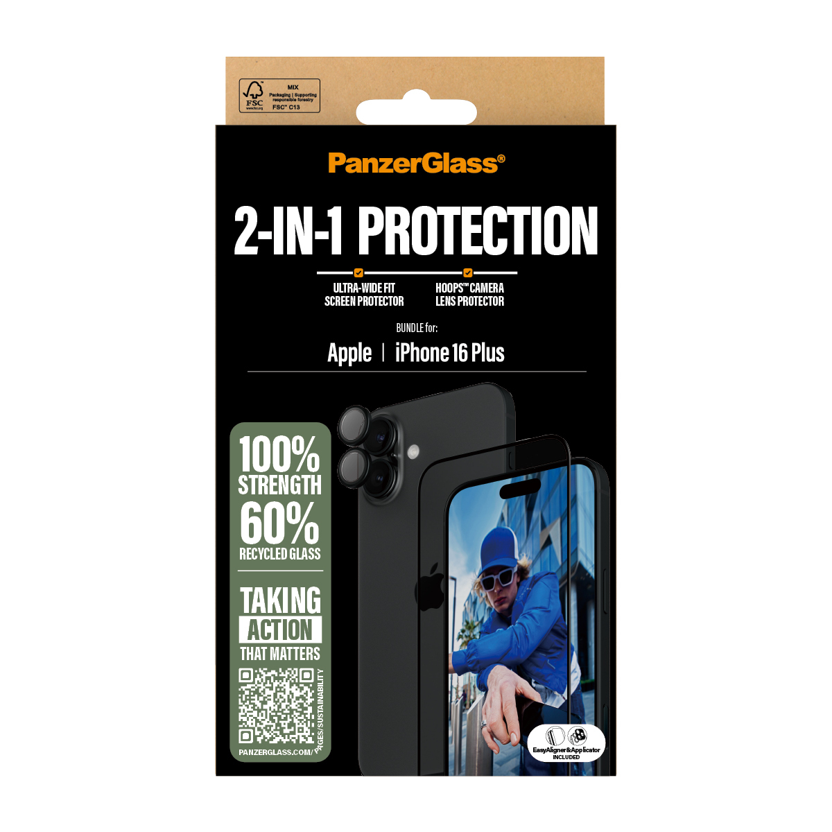 PanzerGlass Bildschirmschutz f�r Handy - 2