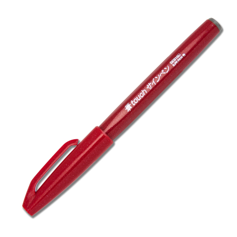 Pentel SES15C-B - Rot - Rot - Rund - Tinte auf Wasserbasis - 1 St�ck(e)