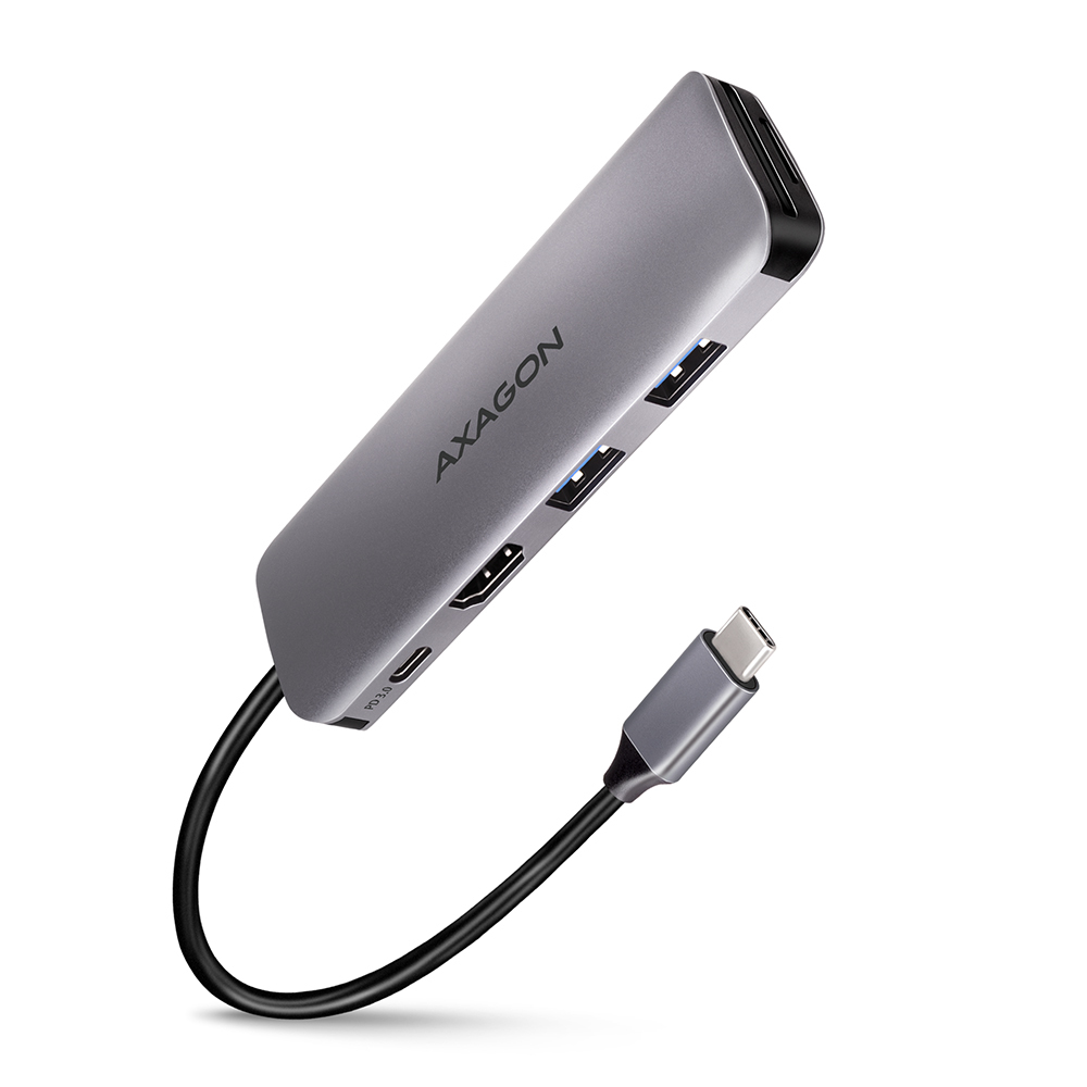 Axagon HMC-5 laptop dock/port replicator USB 3.2 Gen 1 (3.1 Gen 1) Type-C