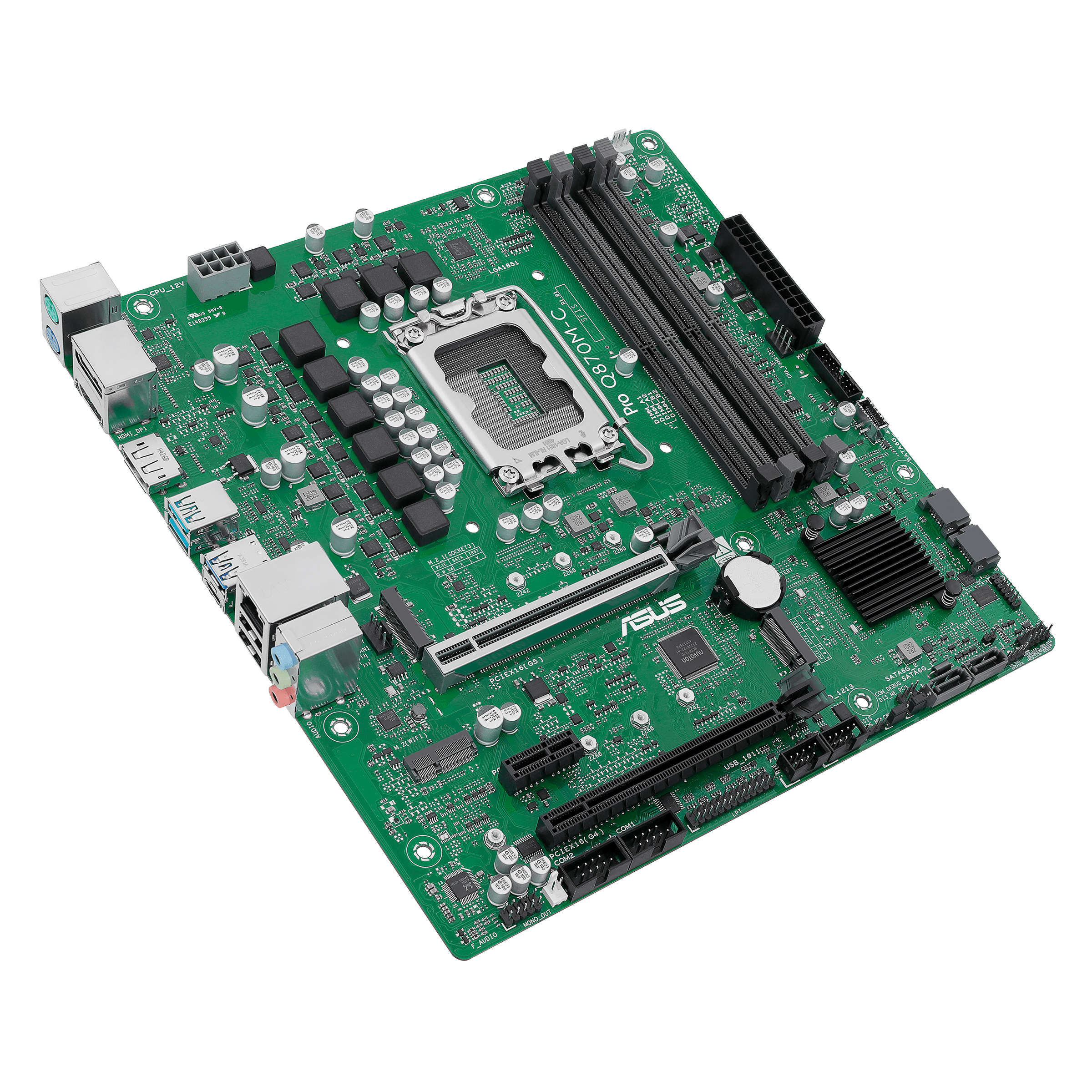 ASUS MB ASUS PRO Q870M-C-CSM (Intel,LGA1851,DDR5,mATX) - Intel Sockel 1851 (Core Ultra 100&200) - Micro/Mini/Flex-ATX