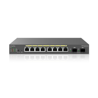 EnGenius FIT Switch 8-port GbE PoE.af/at+ 55W 2xSFP Desktop wall-mountable - Switch - 8-Port