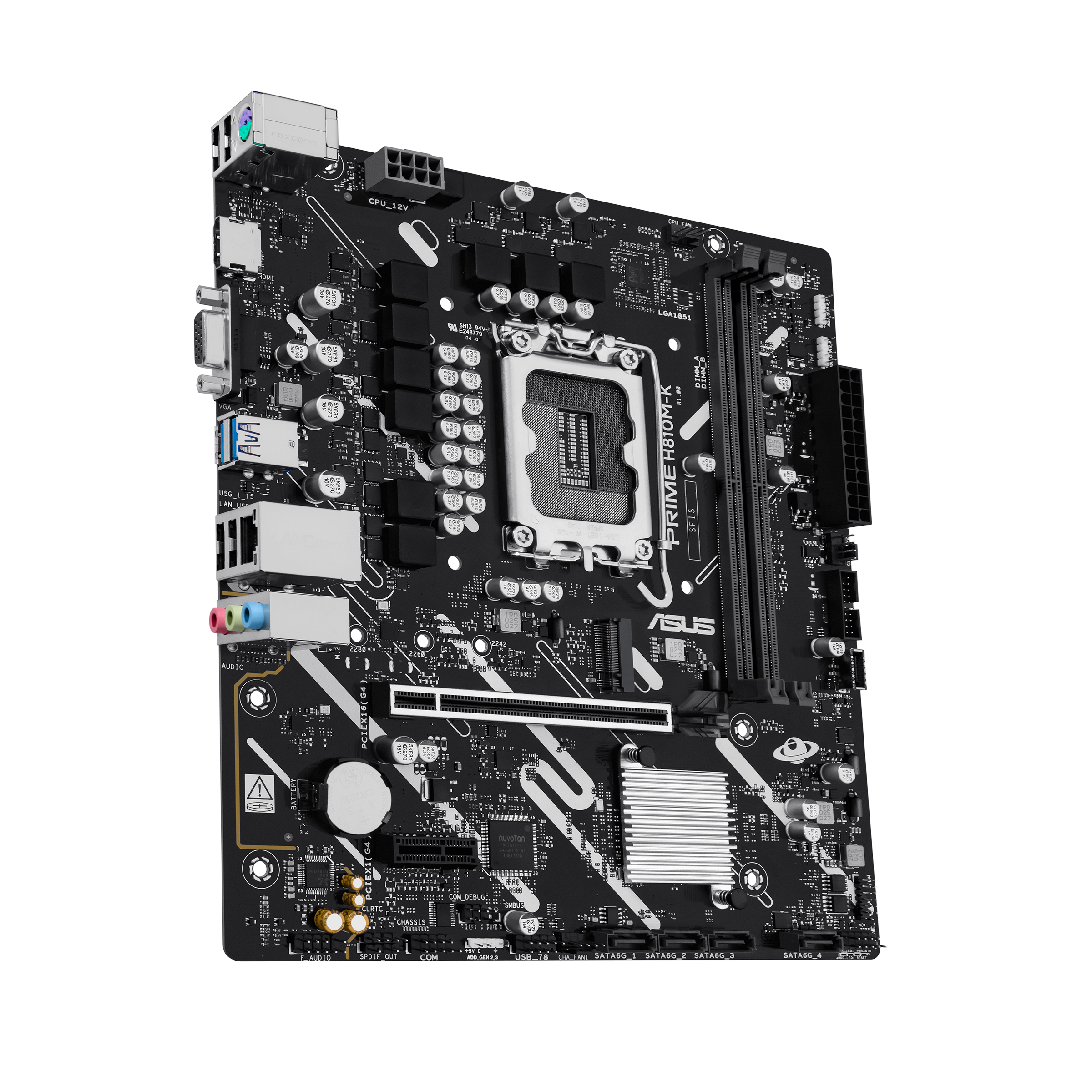 ASUS PRIME H810M-K Intel H810 LGA 1851 (Socket V1) micro ATX