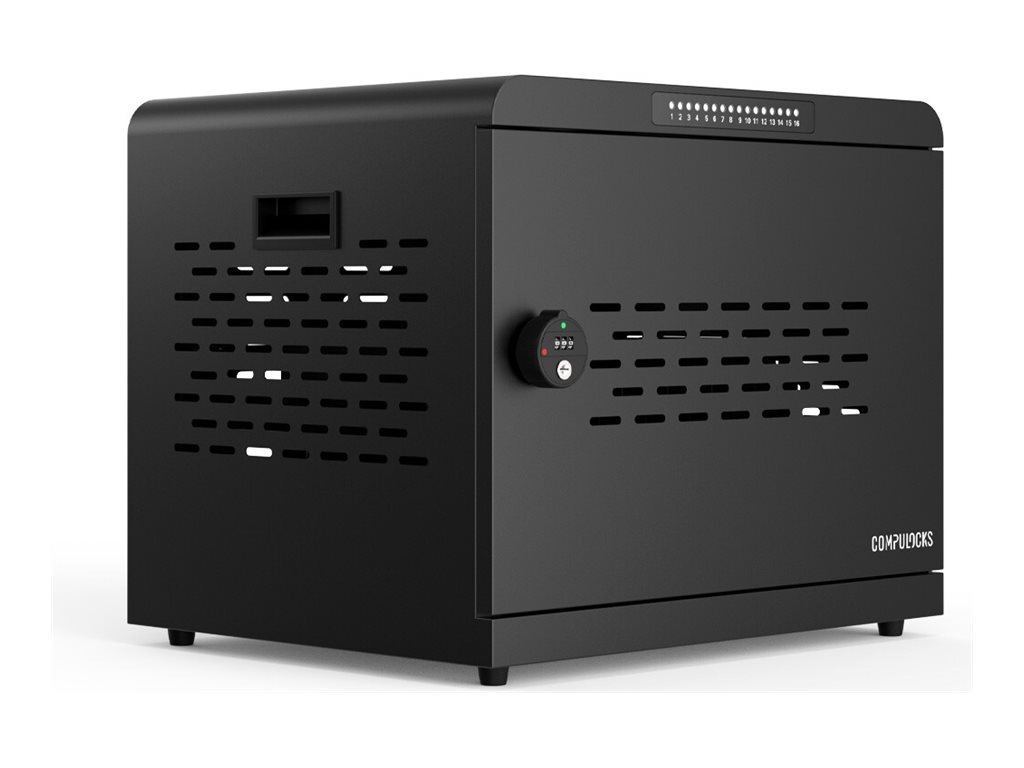 Compulocks Schrankeinheit - f�r 16 Tablets / Notebooks - verriegelbar - Bildschirmgr��e: bis zu 38,1 cm (bis zu 15 Zoll)