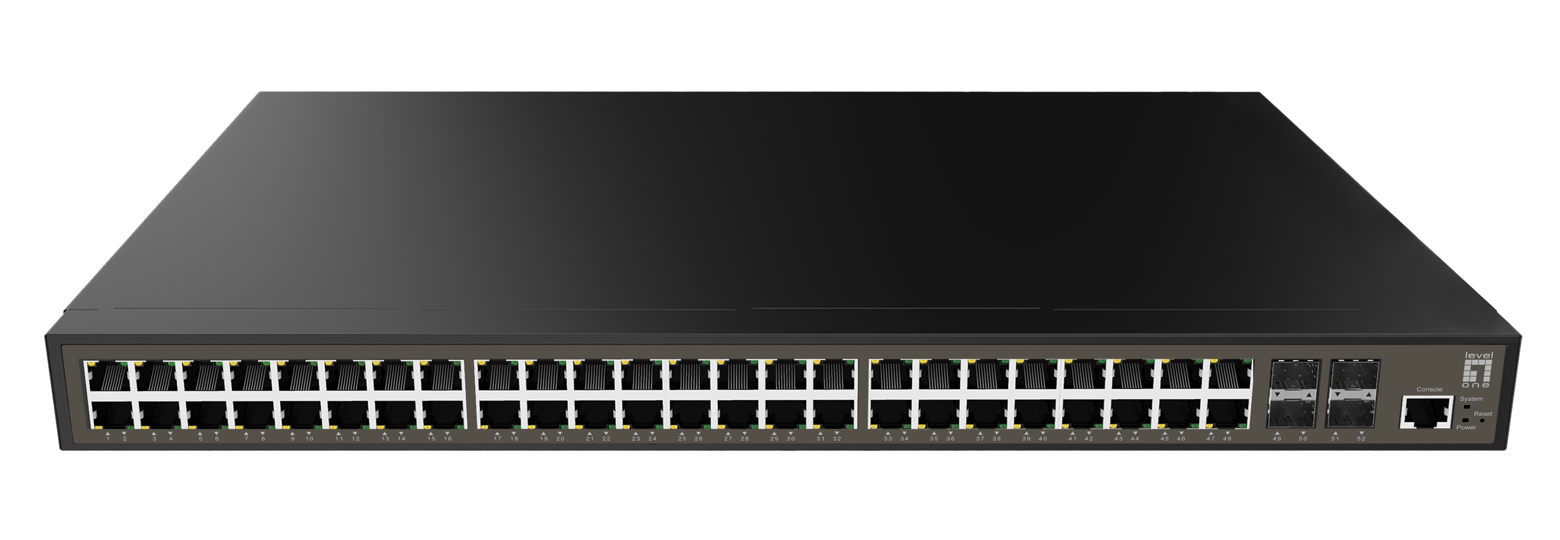 LevelOne GEL-5271 switch Gestionado L2+ Gigabit Ethernet (10/100/1000) 1U Negro