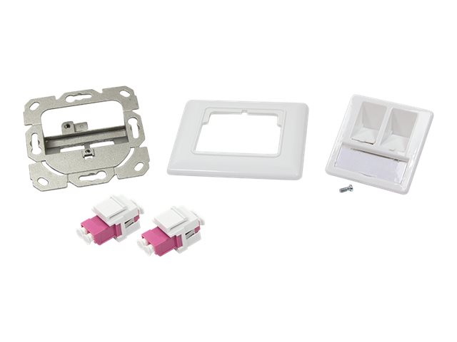 LogiLink Keystone-Steckdose - mit Beschriftungsfenster