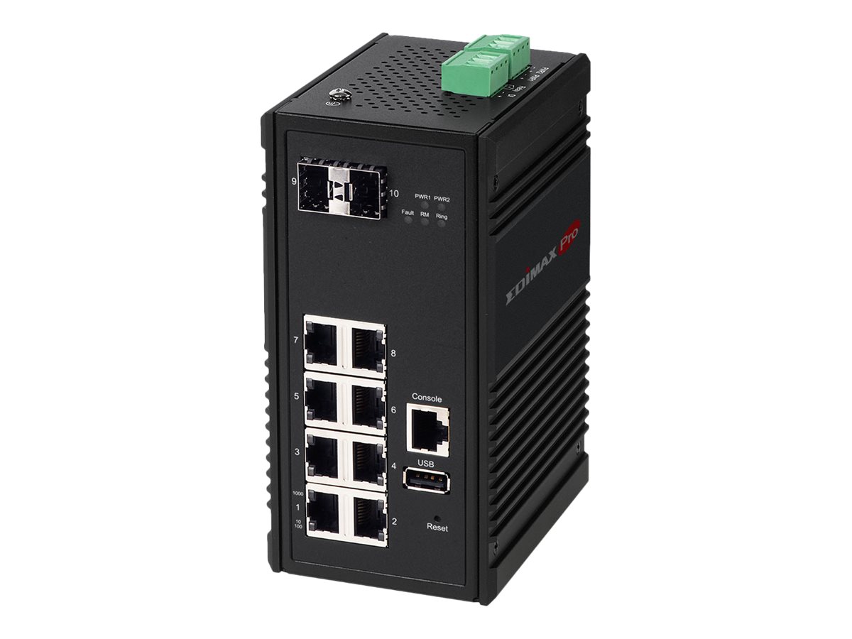 Edimax IGS-5208 commutateur rseau Gr Gigabit Ethernet (10/100/1000) Noir