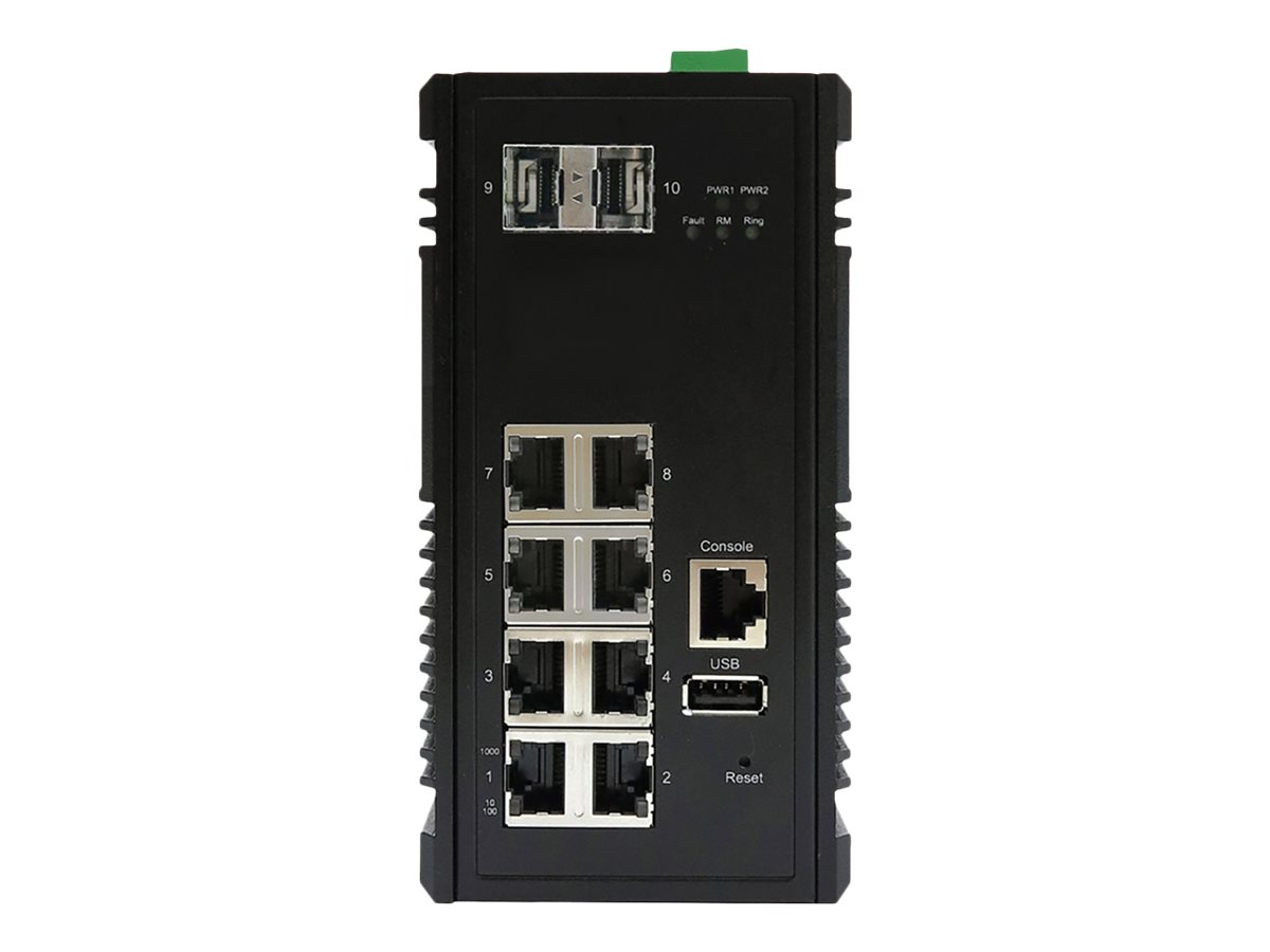 Edimax Pro IGS-5208 - Switch - managed - 8 x 10/100/1000 + 2 x SFP