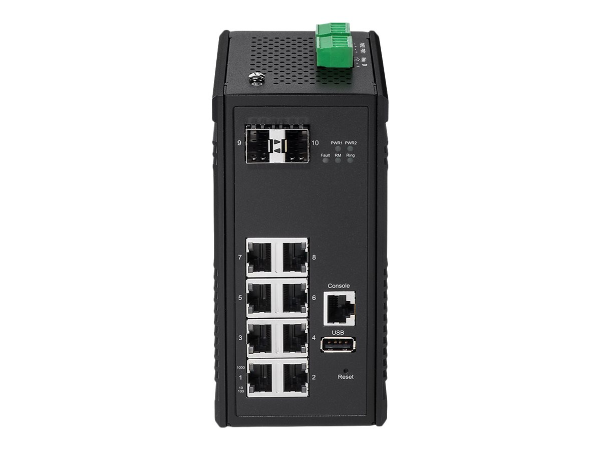 Edimax Pro IGS-5208 - Switch - managed - 8 x 10/100/1000 + 2 x SFP