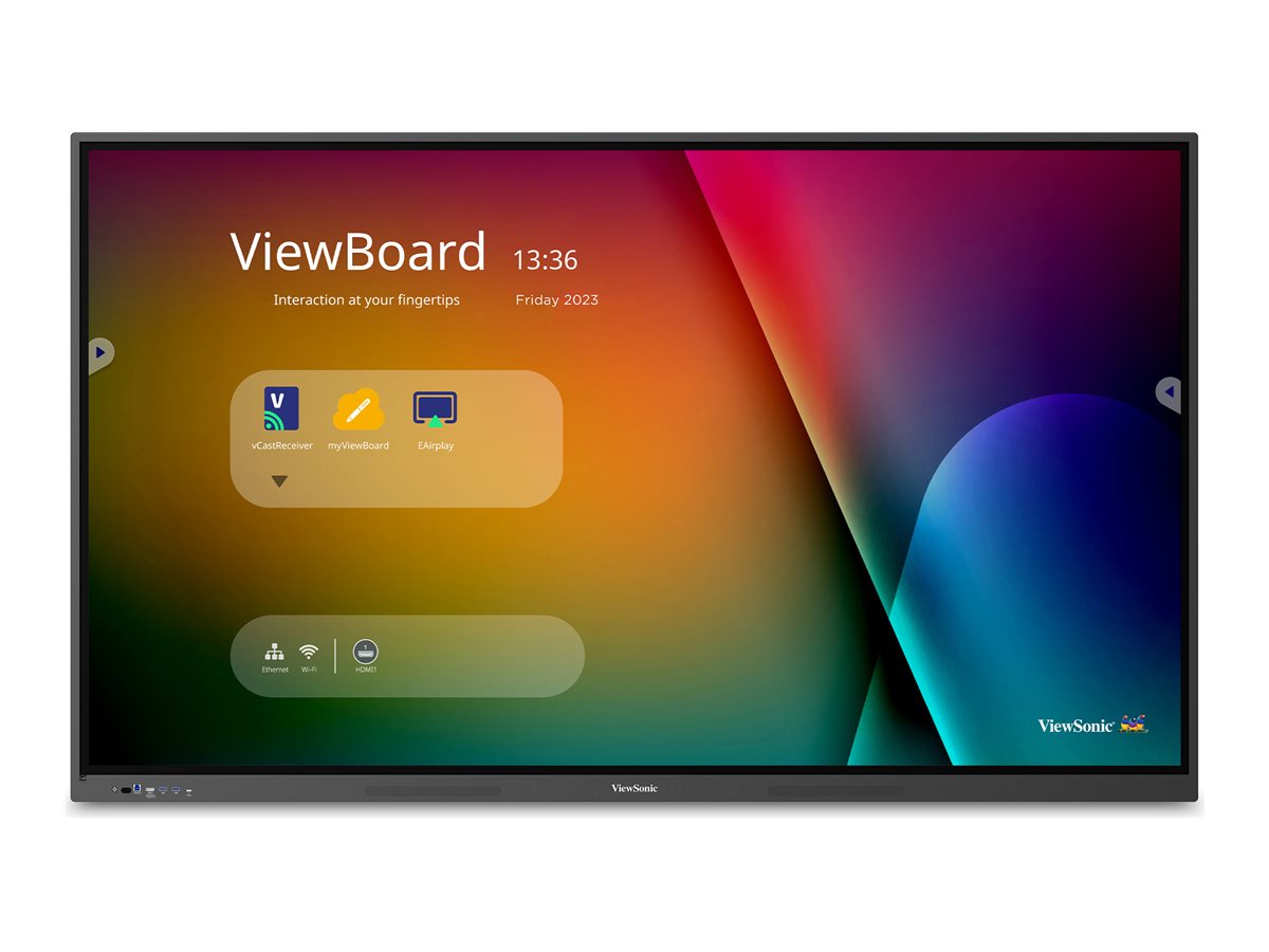 Viewsonic IFP8634 pizarra blanca interactiva 2,18 m (86) 3840 x 2160 Pixeles Pantalla t�ctil Negro