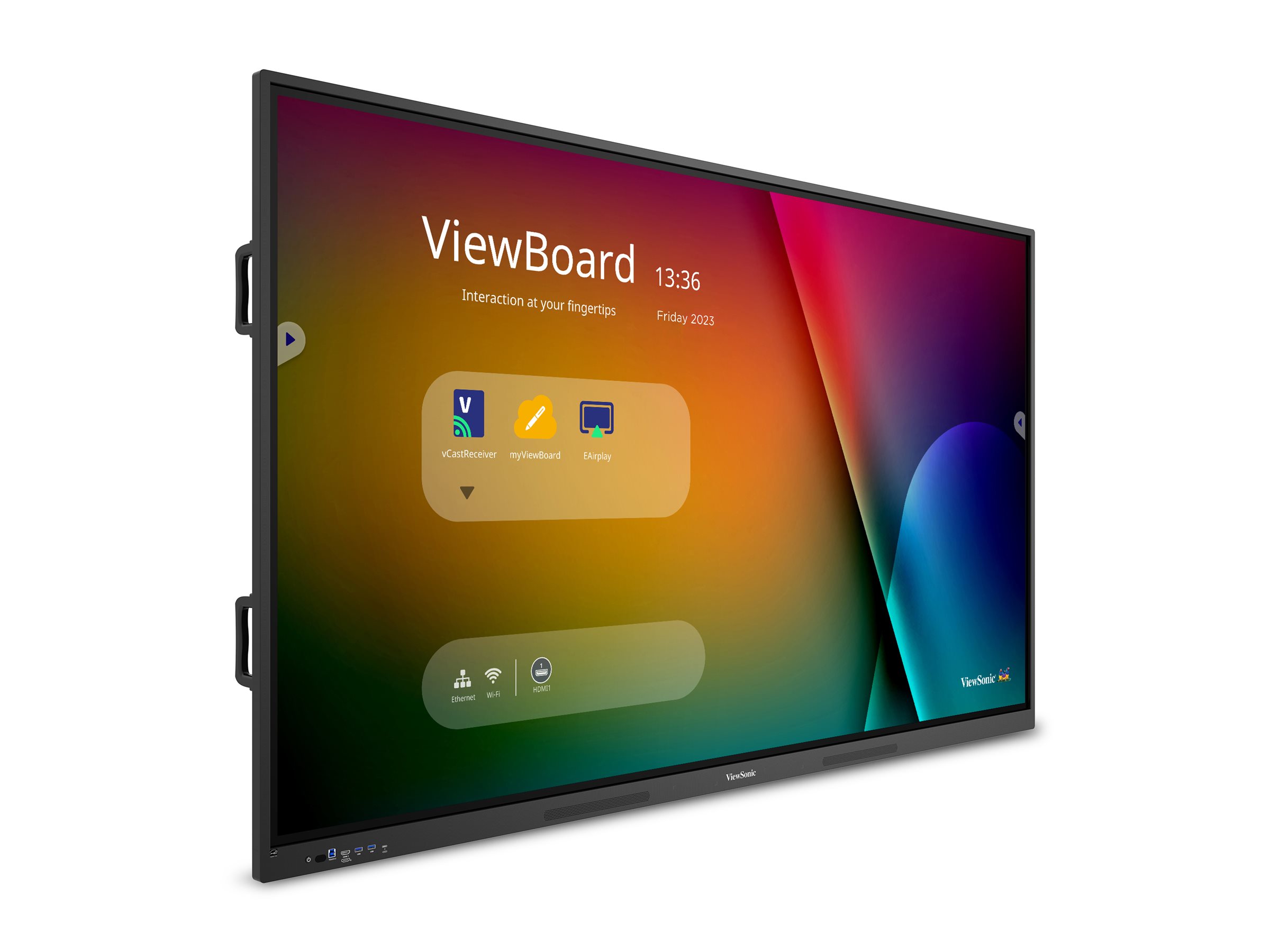 Viewsonic IFP8634 pizarra blanca interactiva 2,18 m (86) 3840 x 2160 Pixeles Pantalla t�ctil Negro