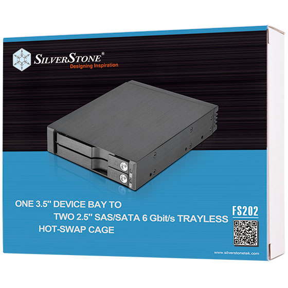 Silverstone SST-FS202B Obturateur de baie de lecteur Noir