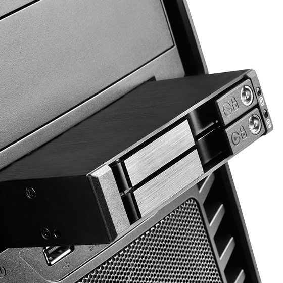 Silverstone SST-FS202B Obturateur de baie de lecteur Noir