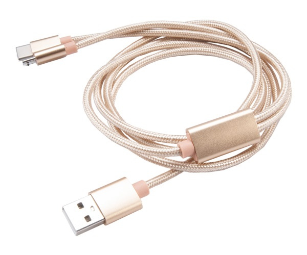 Akasa AK-CBUB42-12GL - 1,2 m - USB A - USB C/Micro-USB B - USB 2.0 - 480 Mbit/s - Gold