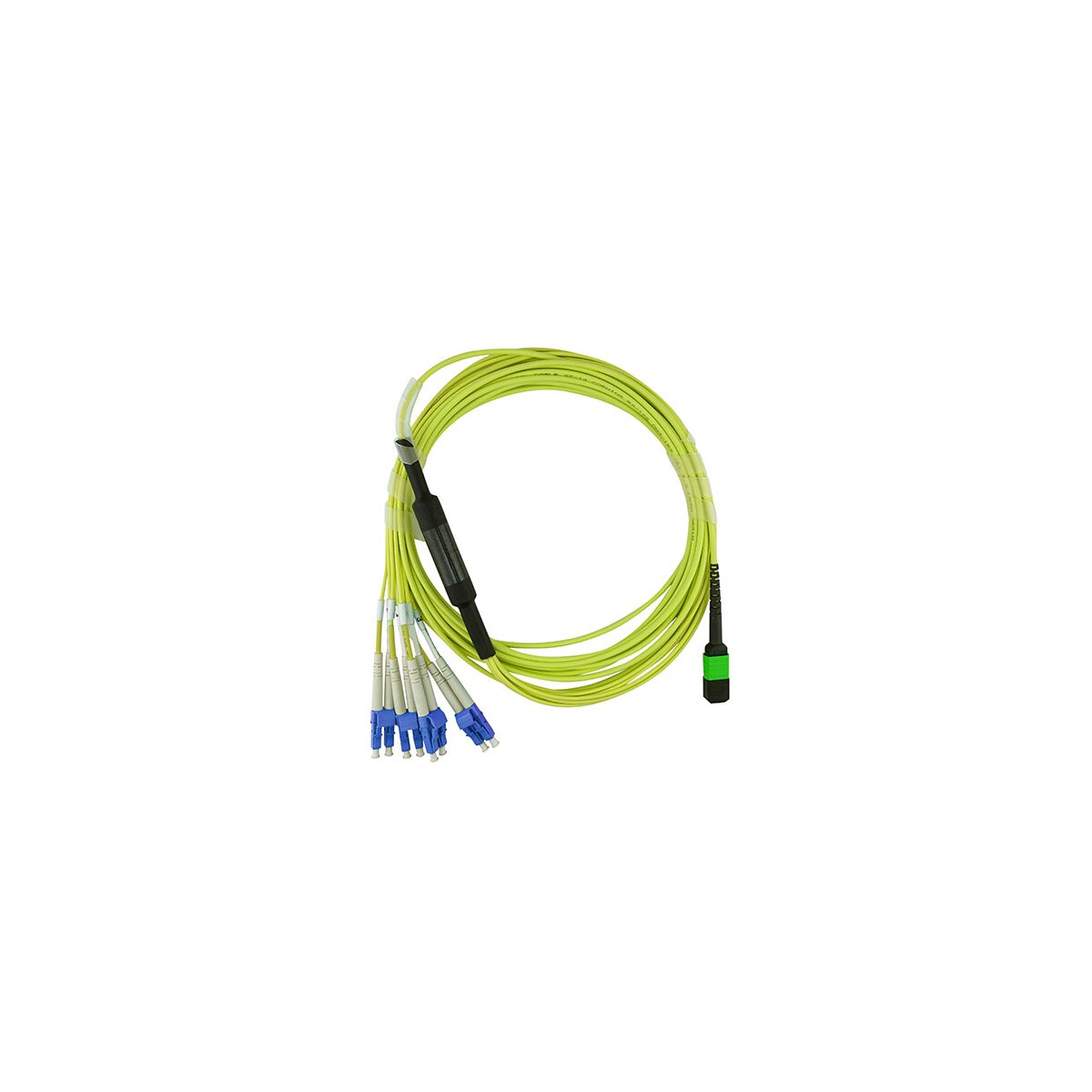 BlueOptics SFP5141BU5MKB cable de fibra optica 5 m MPO 4x LC G.657.A1 Amarillo