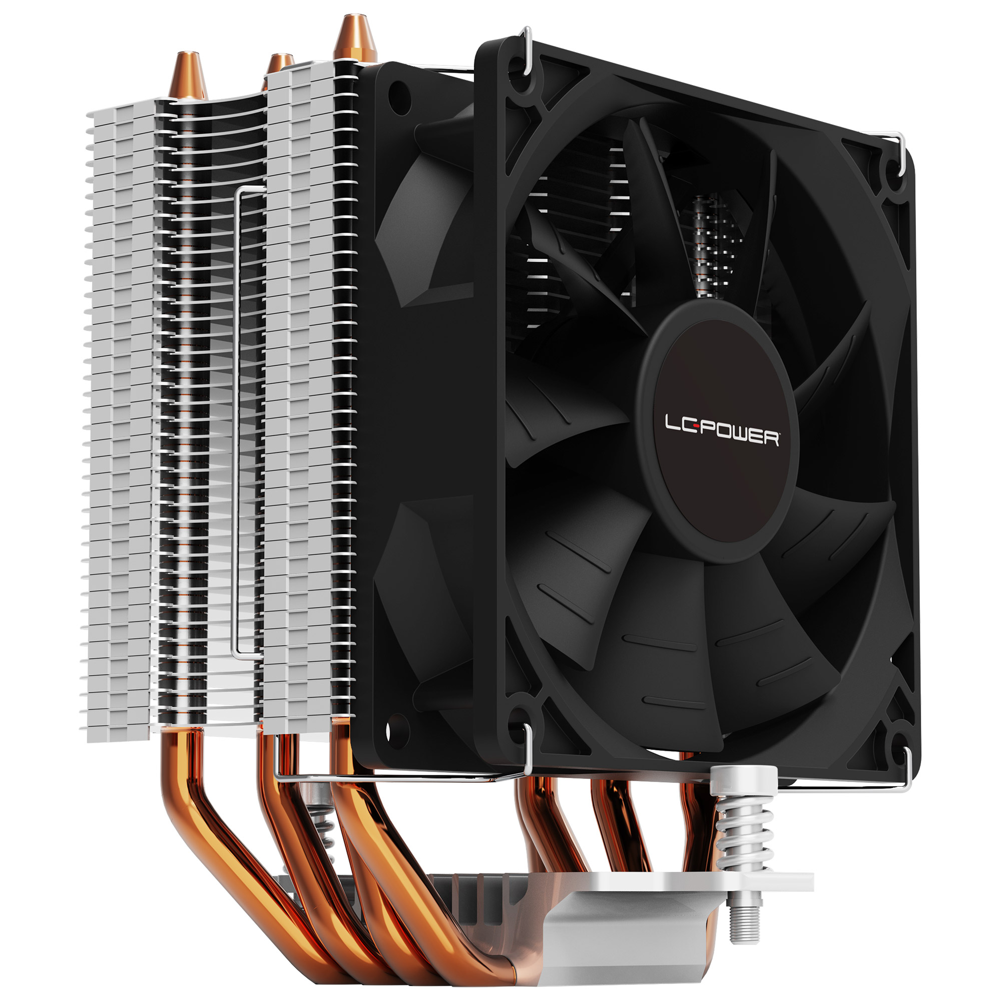 LC-Power CPU-Kuehler 4 Heatpins f.AM5 AM4.1851.1700.1200.115x 92mm - CPU-K�hler - AMD Sockel AM4 (Ryzen)