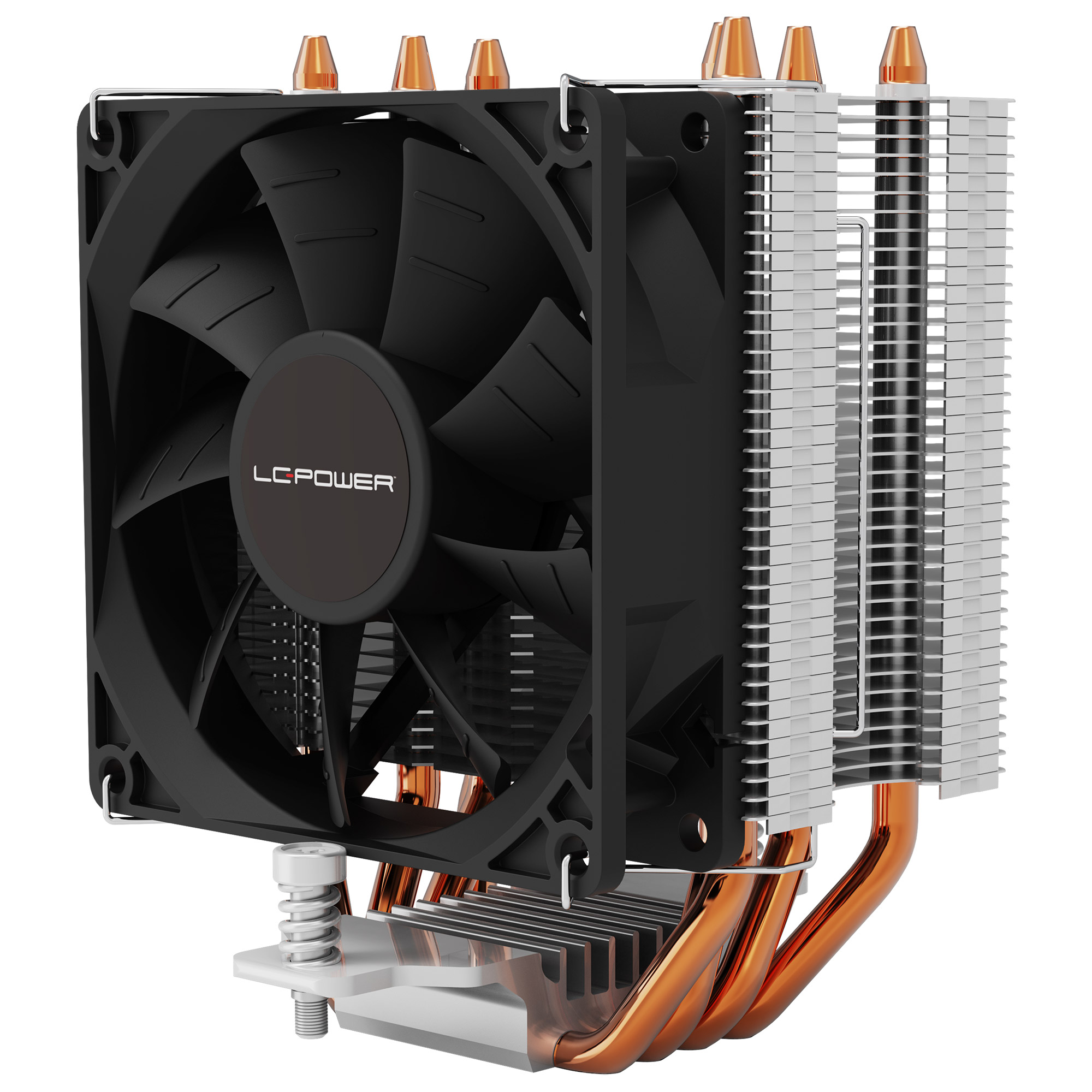 LC-Power CPU-Kuehler 4 Heatpins f.AM5 AM4.1851.1700.1200.115x 92mm - CPU-K�hler - AMD Sockel AM4 (Ryzen)