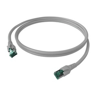 EasyLan FlexBoot FTP Cat.6a saCon 1m - 1 m - Cat6a - F/UTP (FTP) - RJ-45 - RJ-45 - Grau