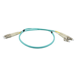 EFB Elektronik IPL-DF-LCULCU-3-1000 c�ble de fibre optique 10 m LC OM3 Couleur aqua