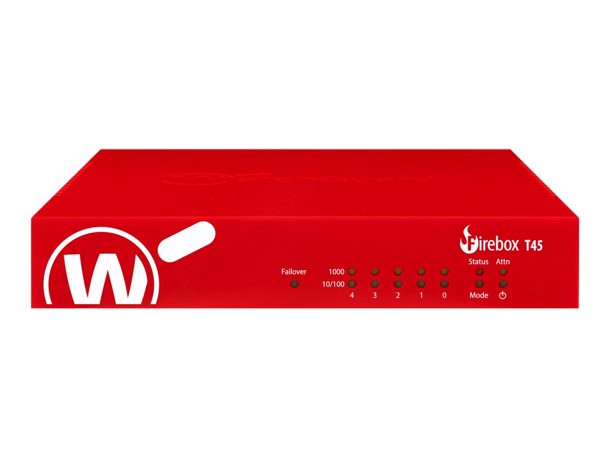 WatchGuard Firebox T45 - Sicherheitsgert - mit 5 Jahre Standard-Support