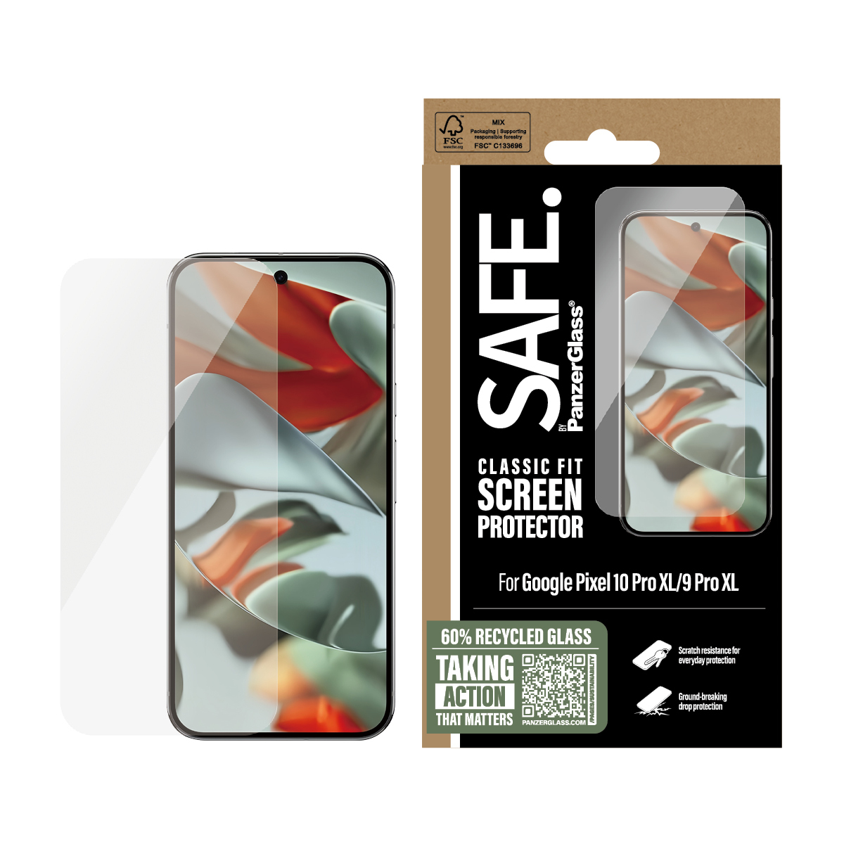 PanzerGlass SAFE Screen Protector Google Pixel 10 Pro XL 9