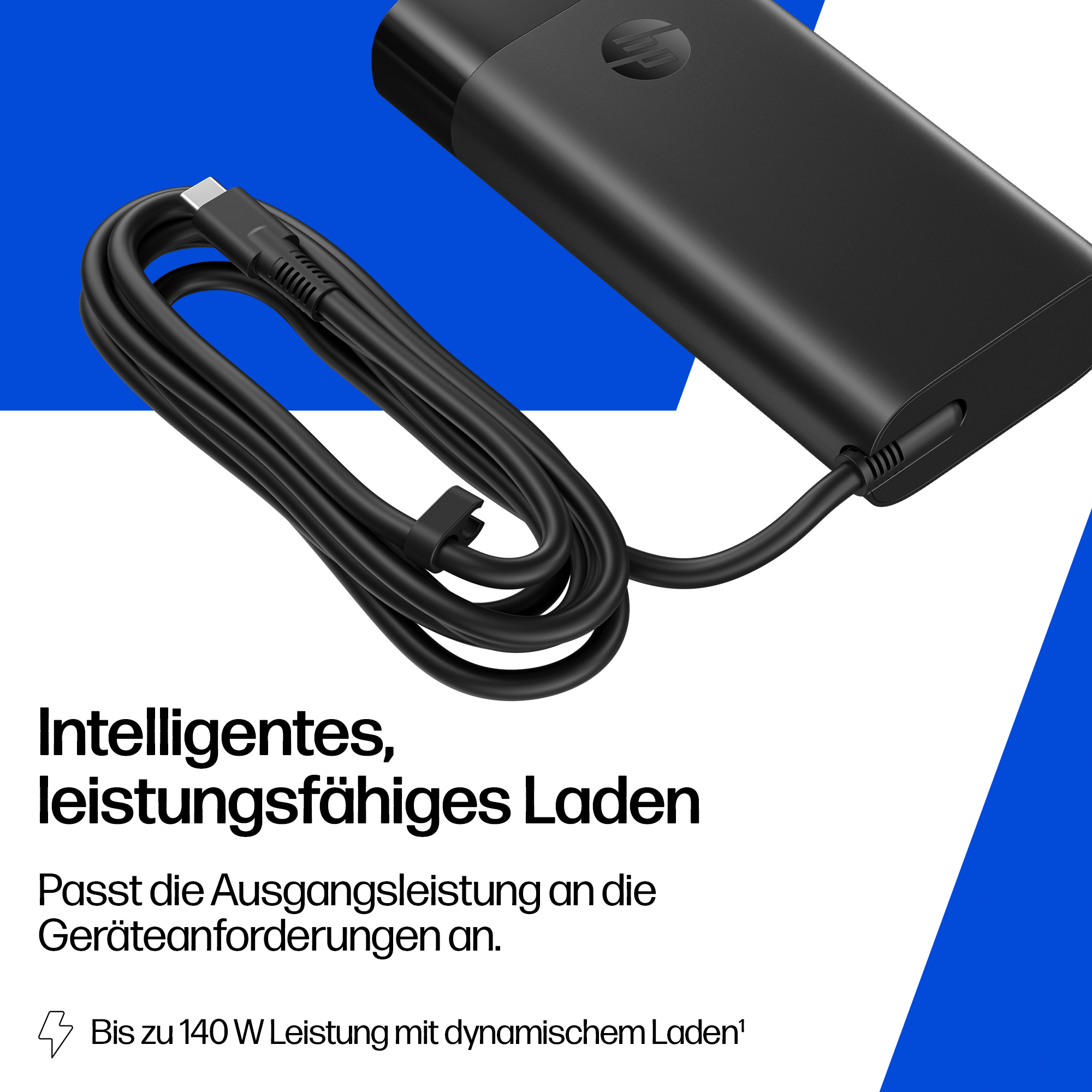 HP USB-C Netzteil - AC - 140 Watt - Schwarz
