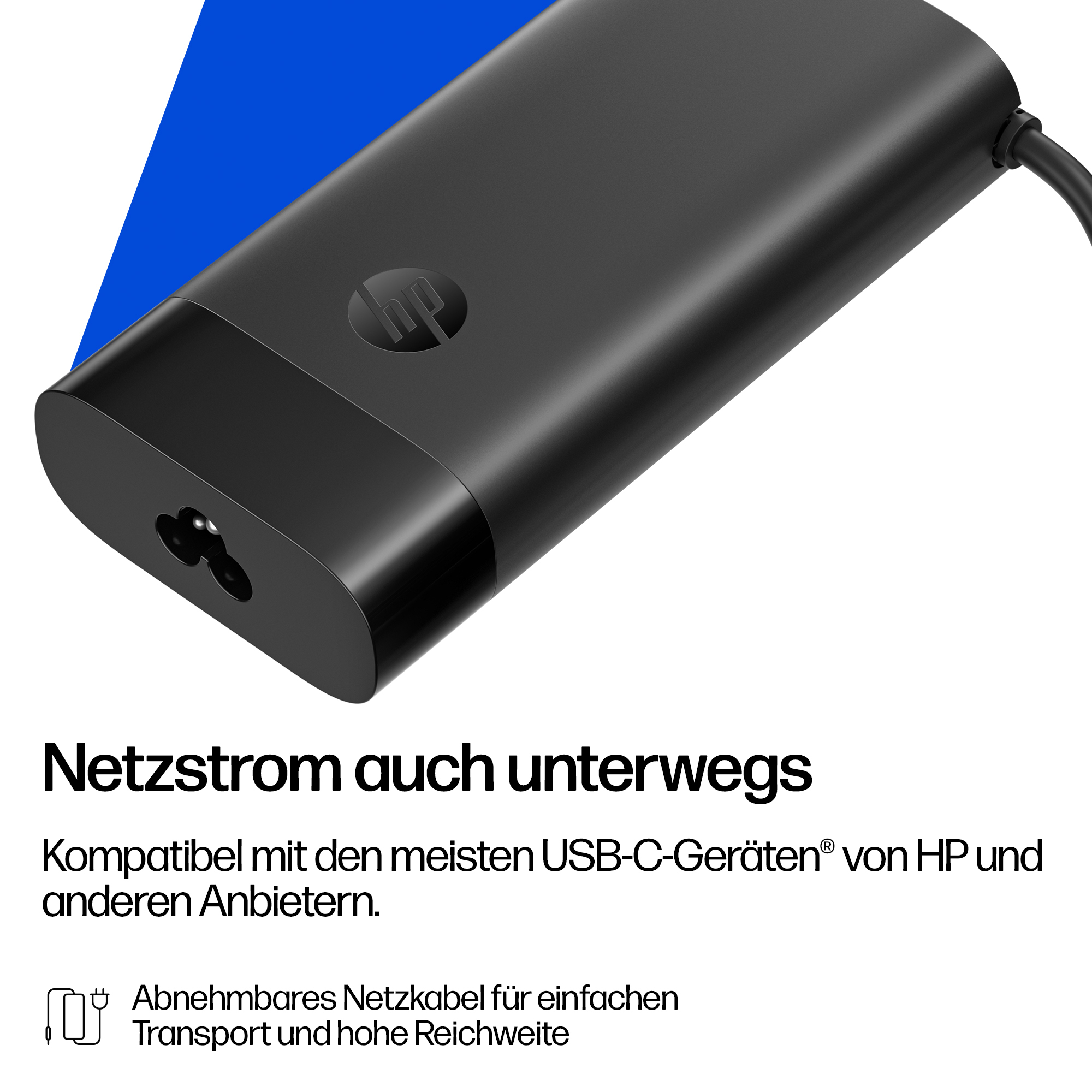 HP USB-C Netzteil - AC - 140 Watt - Schwarz