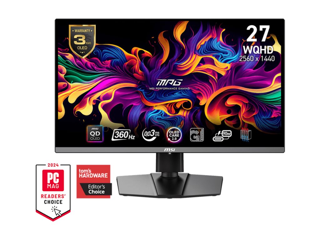 MSI MPG 271QRXDE QD-OLED - OLED-Monitor - Gaming - 67.3 cm (26.5)