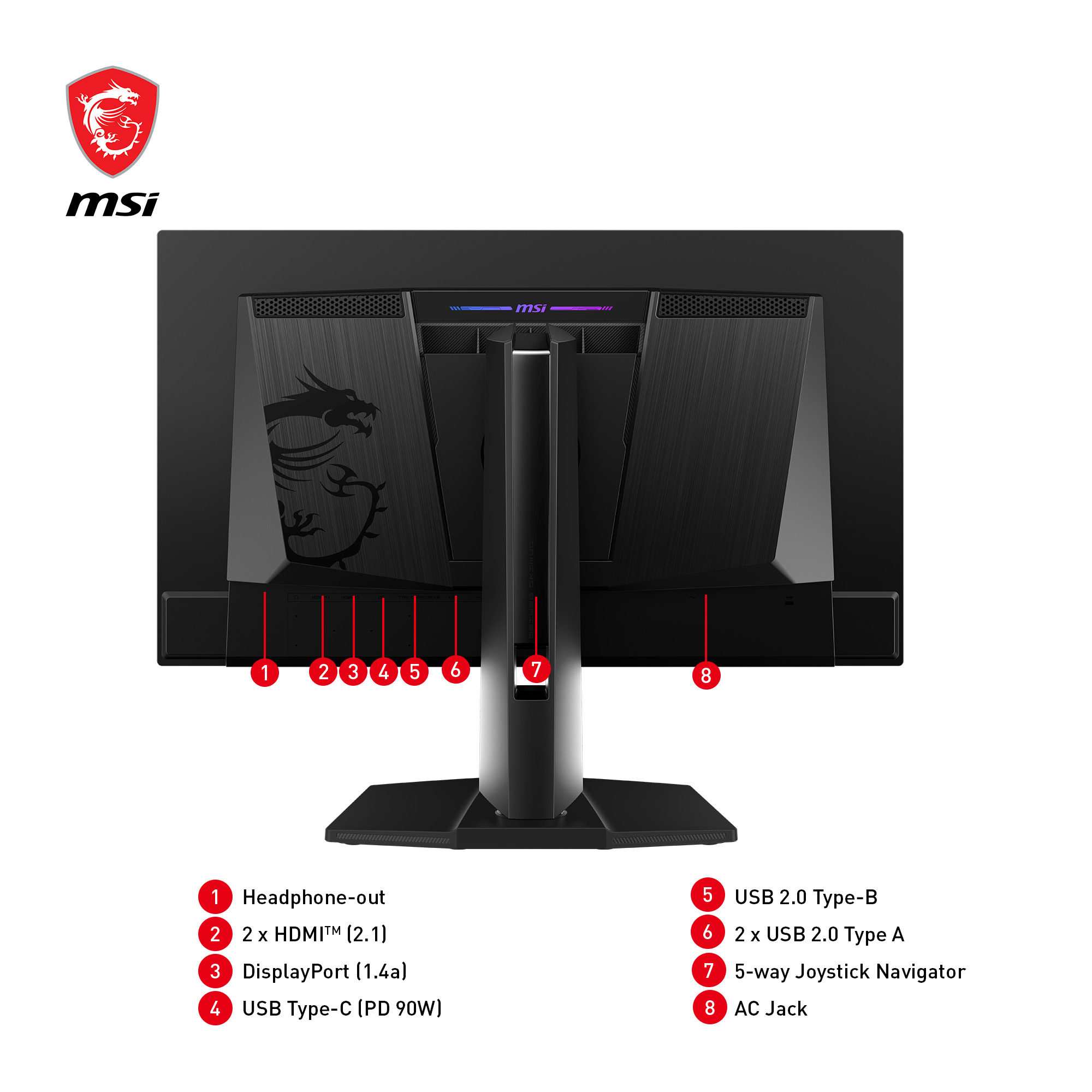 MSI MPG 271QRXDE QD-OLED - OLED-Monitor - Gaming - 67.3 cm (26.5)
