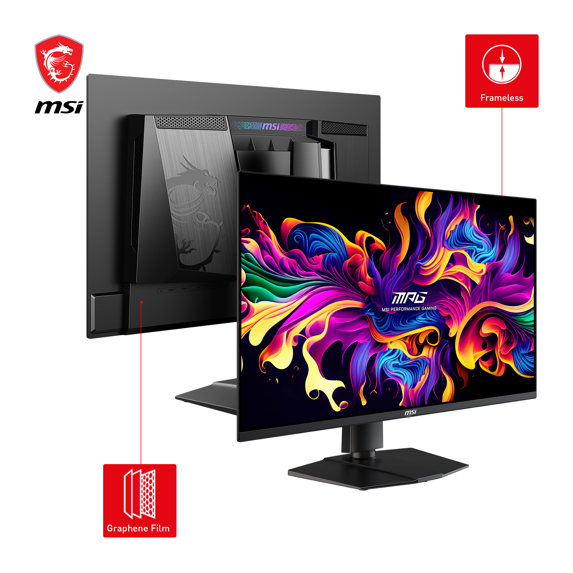 MSI MPG 271QRXDE QD-OLED - OLED-Monitor - Gaming - 67.3 cm (26.5)