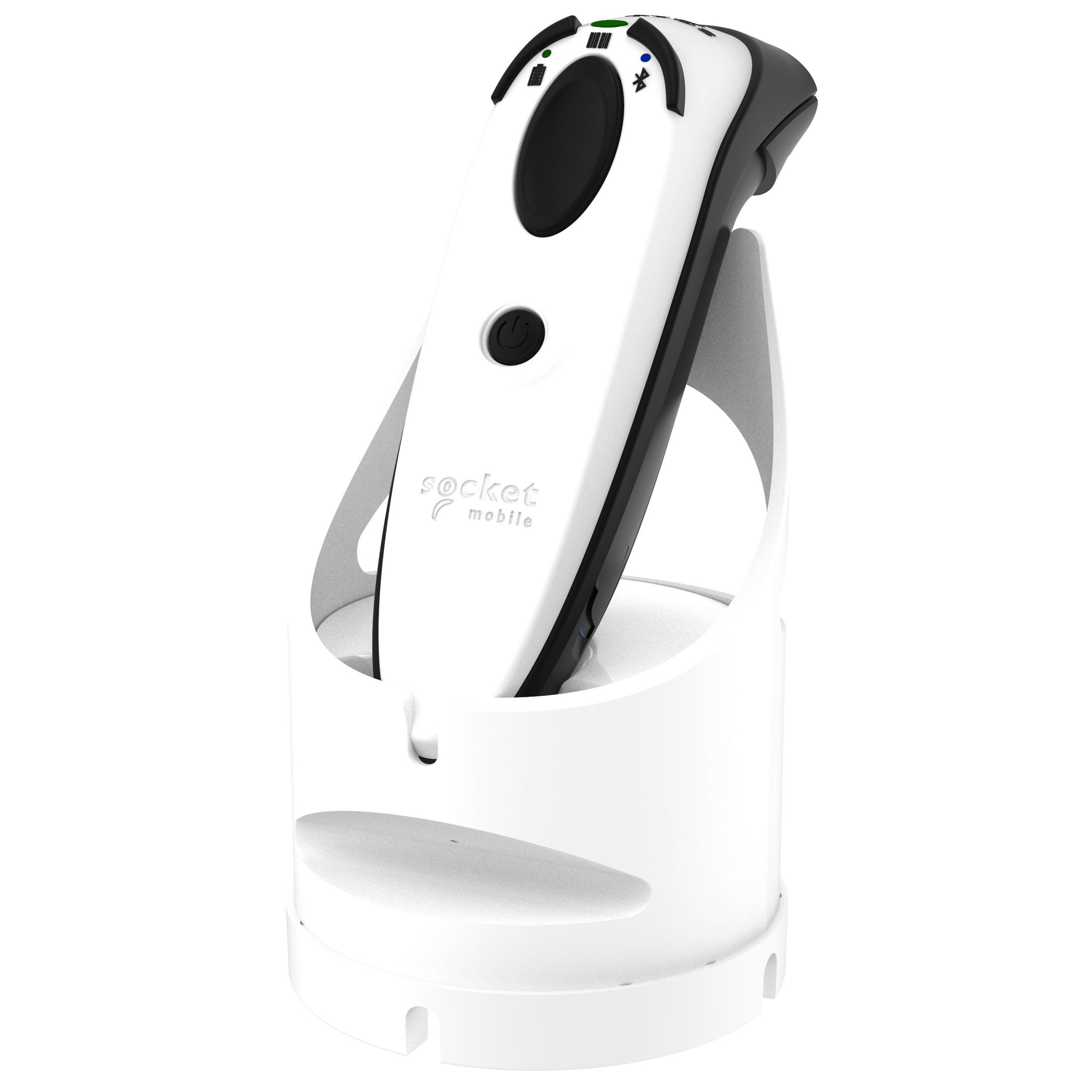 Socket Mobile DURASCAN D764 SPECIALTY DPM BARCODE READER WHITE WHITE CHARGING DOCK