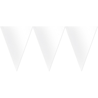 Amscan Europe Wimpelkette wei� 1 St.