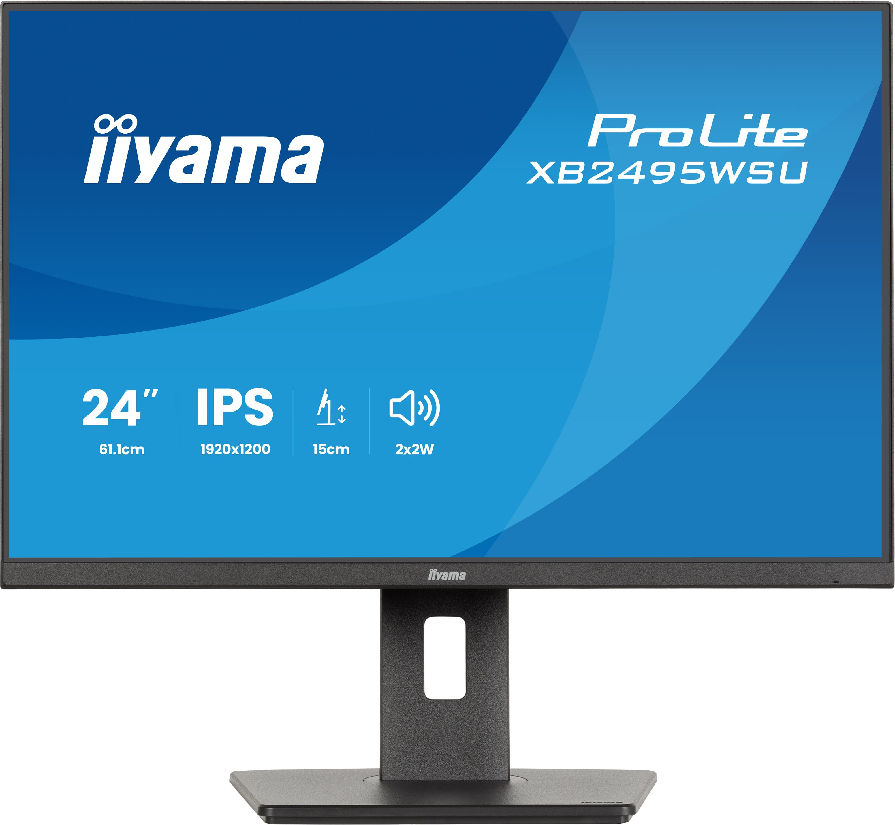 iiyama ProLite XB2495WSU-B1 �cran plat de PC 61,2 cm (24.1) 1920 x 1200 pixels Noir