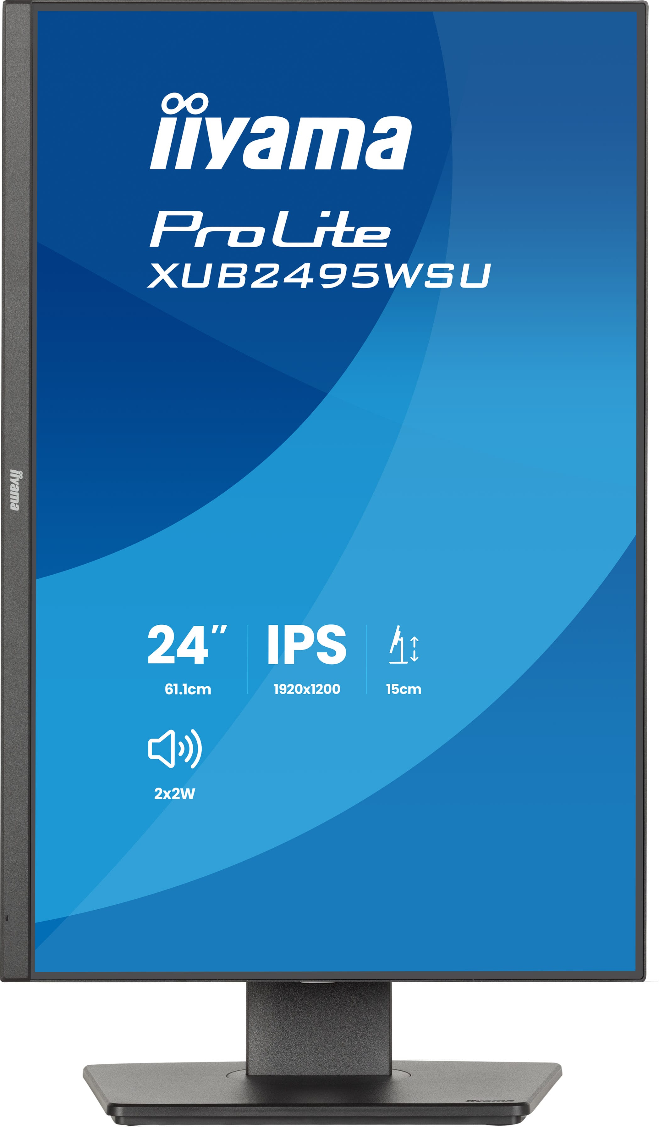 iiyama ProLite XB2495WSU-B1 �cran plat de PC 61,2 cm (24.1) 1920 x 1200 pixels Noir