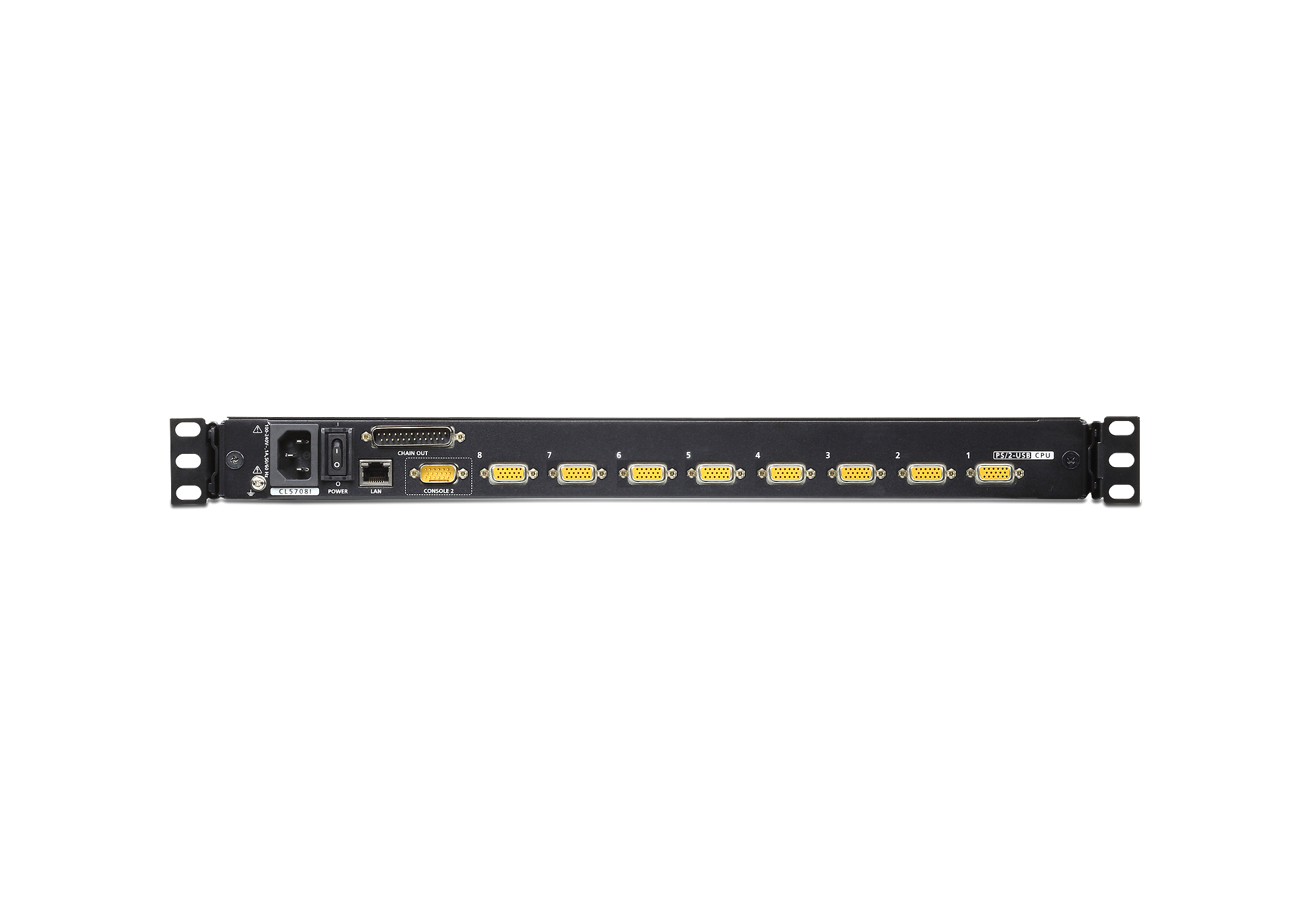 ATEN CL5708IM-ATA-2XK06SG interruptor KVM Montaje en rack Negro