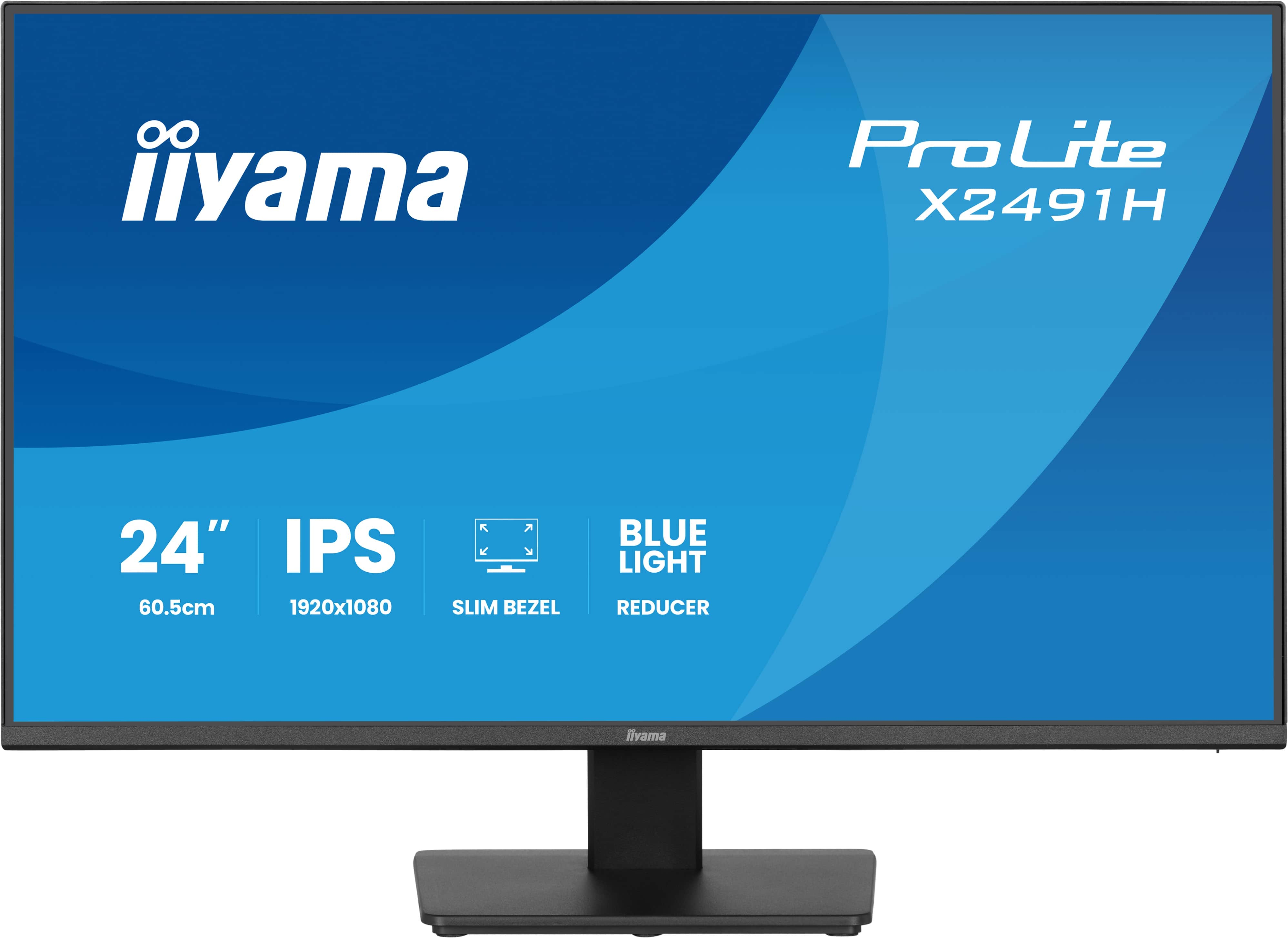 iiyama ProLite X2491H-B1 Monitor PC 60,5 cm (23.8) 1920 x 1080 Pixel Full HD LCD Nero