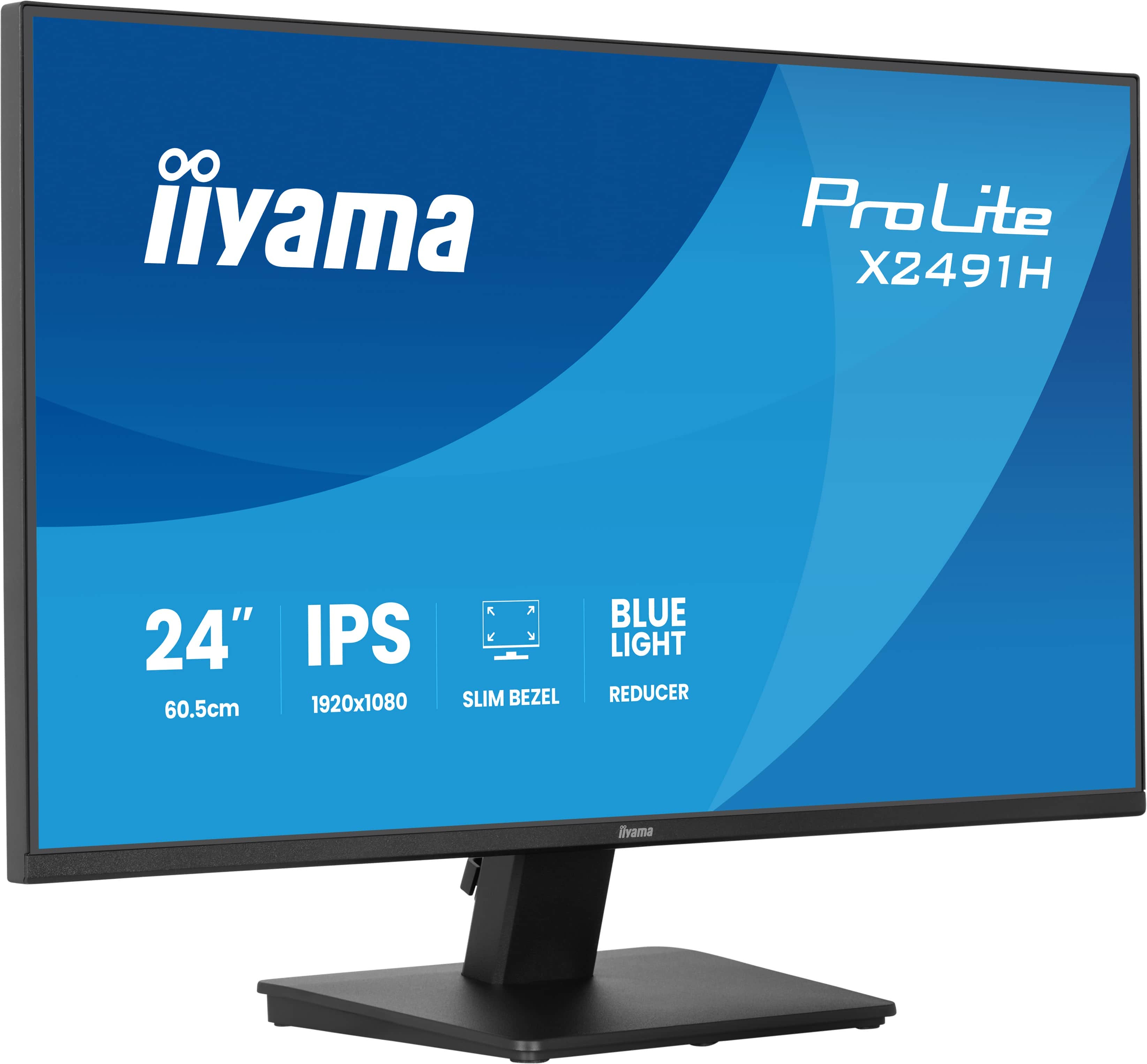 iiyama ProLite X2491H-B1 Monitor PC 60,5 cm (23.8) 1920 x 1080 Pixel Full HD LCD Nero