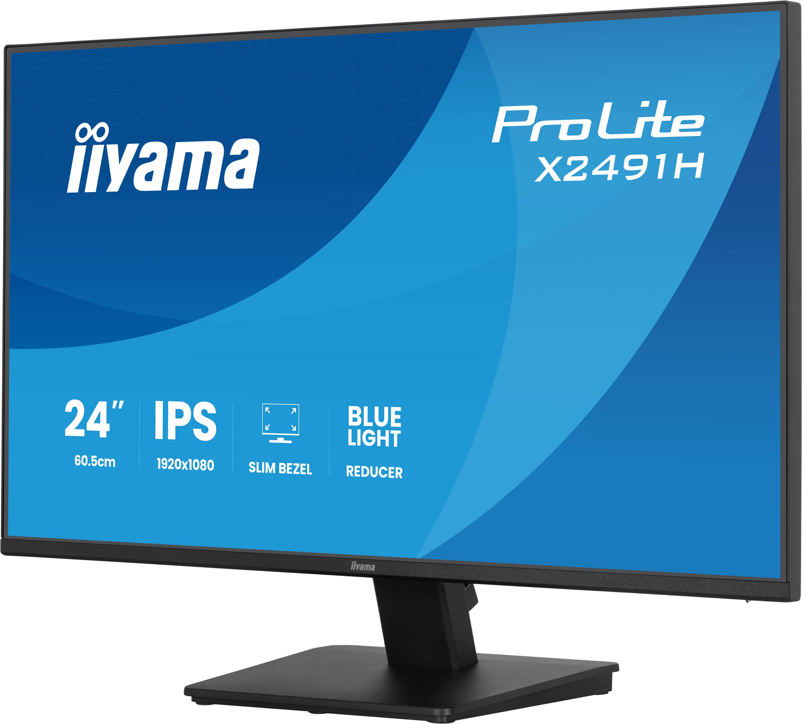 iiyama ProLite X2491H-B1 Monitor PC 60,5 cm (23.8) 1920 x 1080 Pixel Full HD LCD Nero