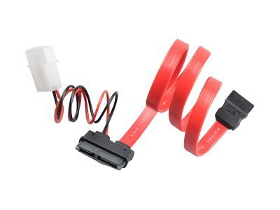 Akasa 40cm SATA cable f/ slimline opticals 0,4 m
