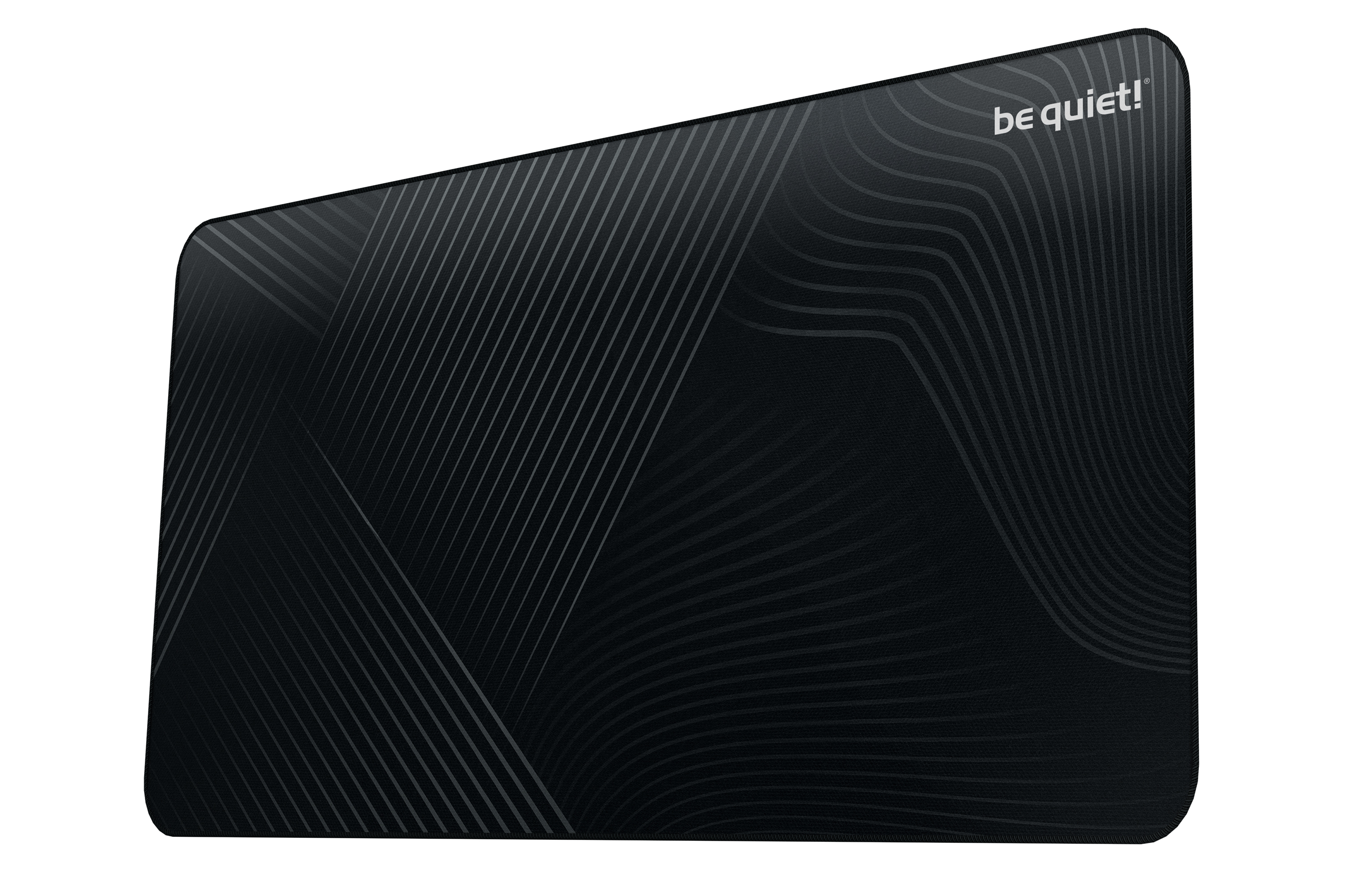 be quiet! Mousepad XL Tappetino per mouse per gioco da computer Nero