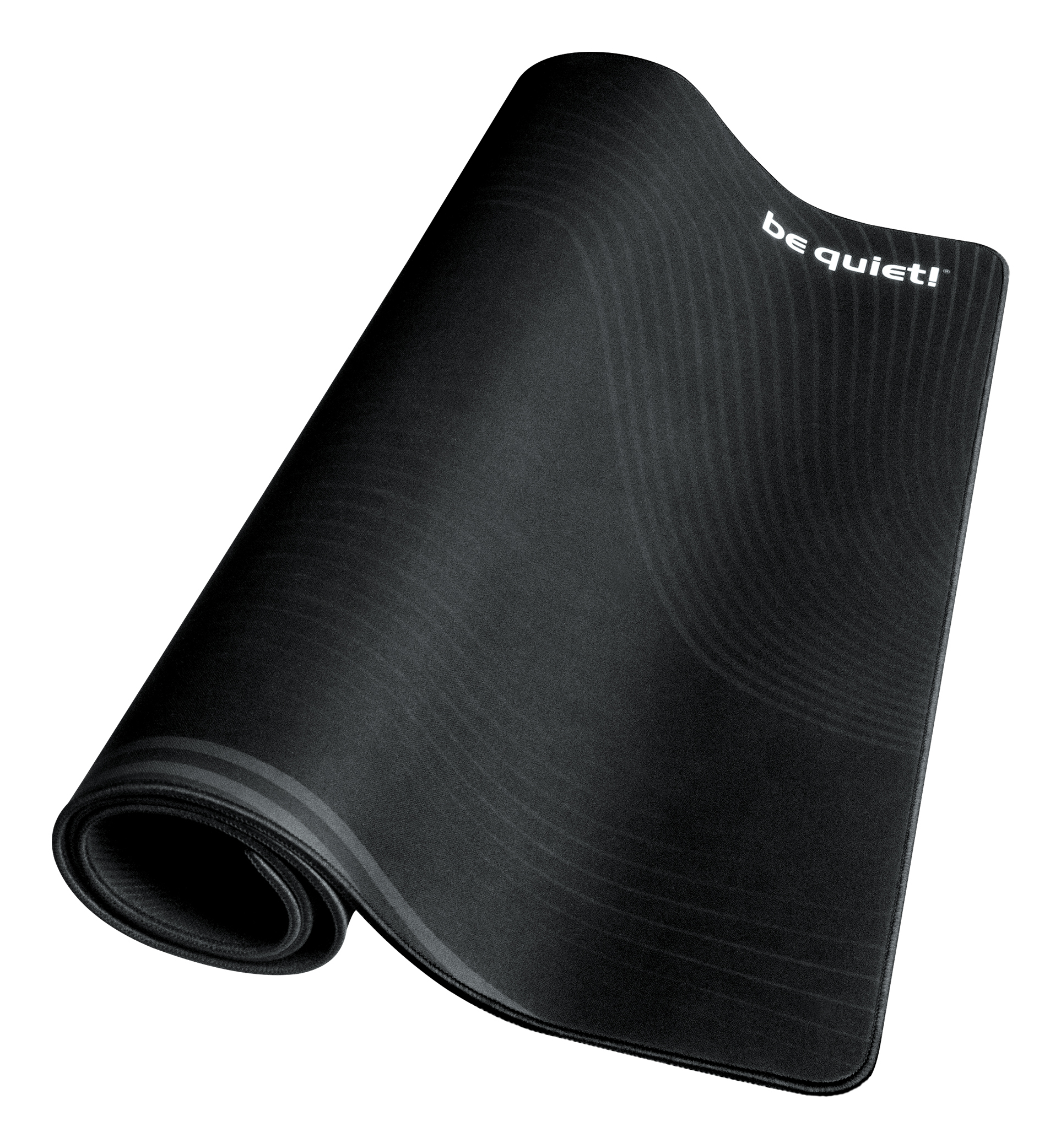 be quiet! Mousepad XL Tappetino per mouse per gioco da computer Nero