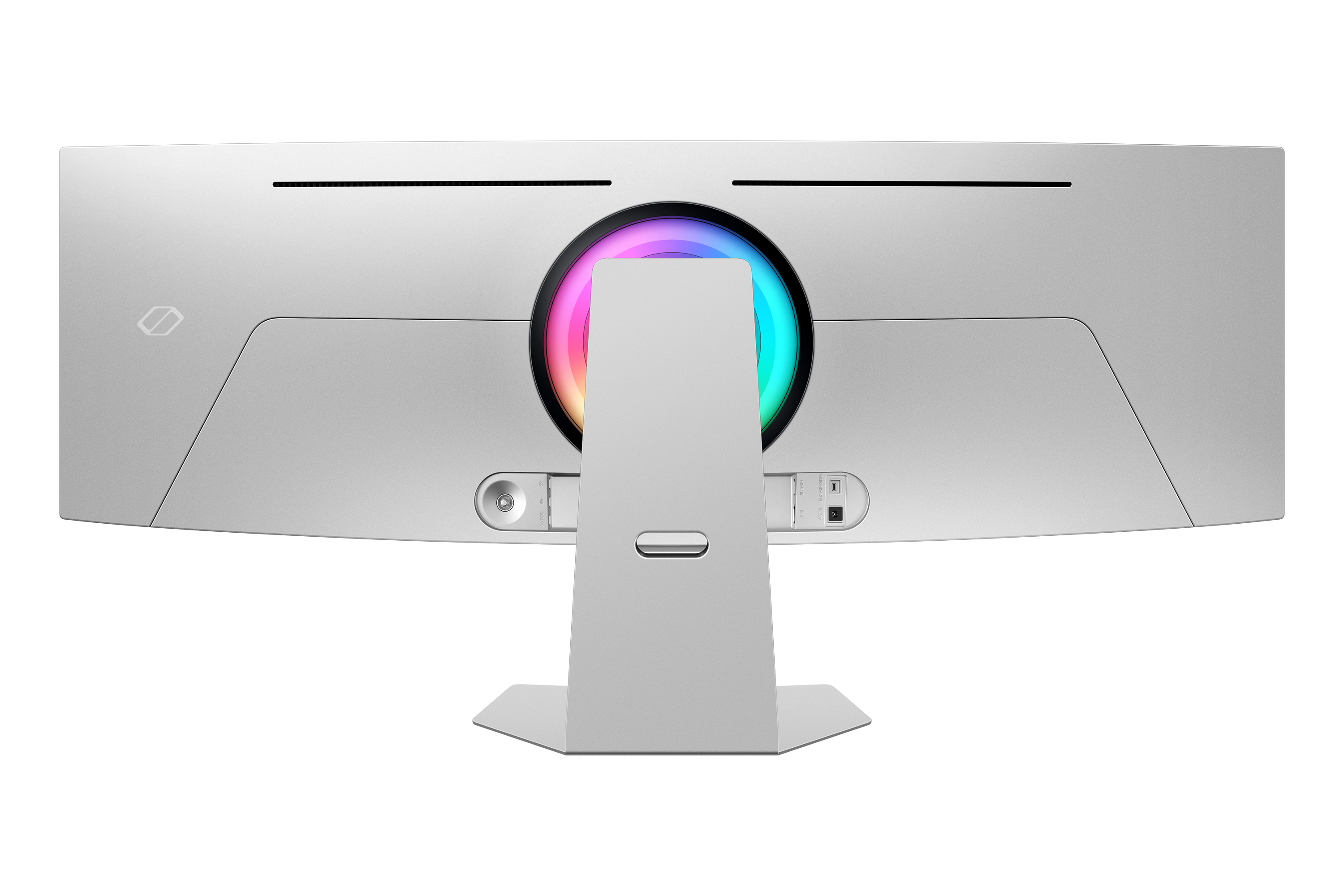Samsung G95SC computer monitor 124.5 cm (49) 5120 x 1440 pixels Dual QHD OLED Silver