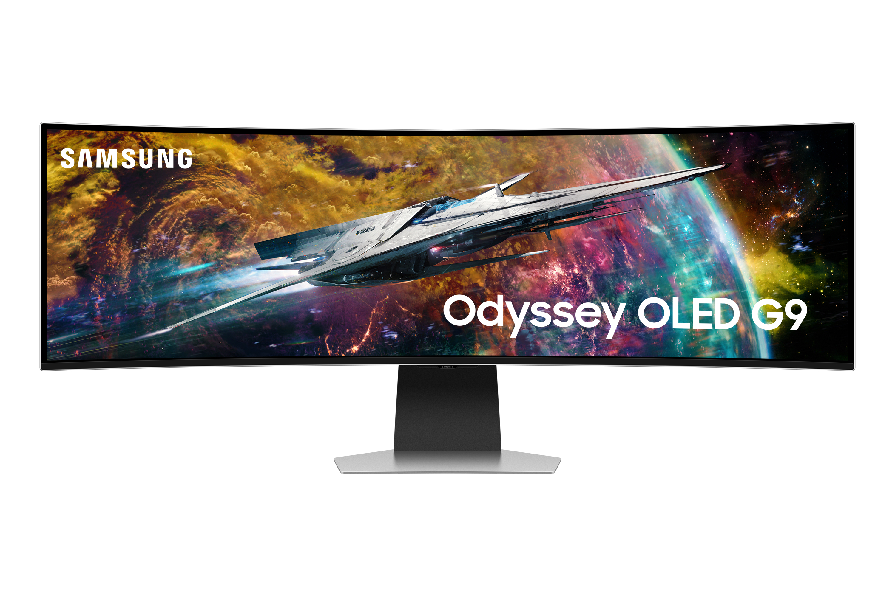 Samsung G95SC computer monitor 124.5 cm (49) 5120 x 1440 pixels Dual QHD OLED Silver
