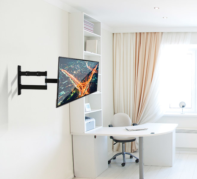 B-TECH Flat Screen Wall Mount with Double Arm - Zubeh�r TFT/LCD-TV