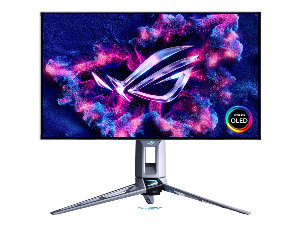 ASUS ROG Swift OLED PG27AQWP-W computer monitor 67.3 cm (26.5) 2560 x 1440 pixels Quad HD LCD Silver