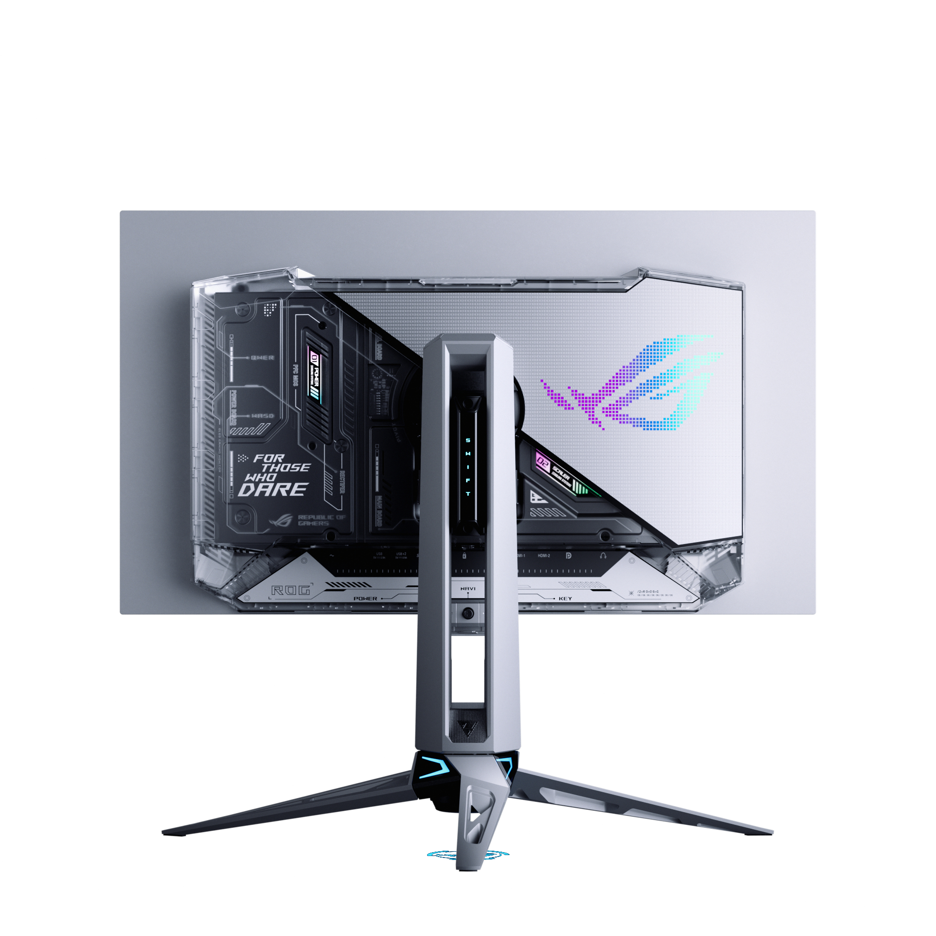 ASUS ROG Swift OLED PG27AQWP-W computer monitor 67.3 cm (26.5) 2560 x 1440 pixels Quad HD LCD Silver
