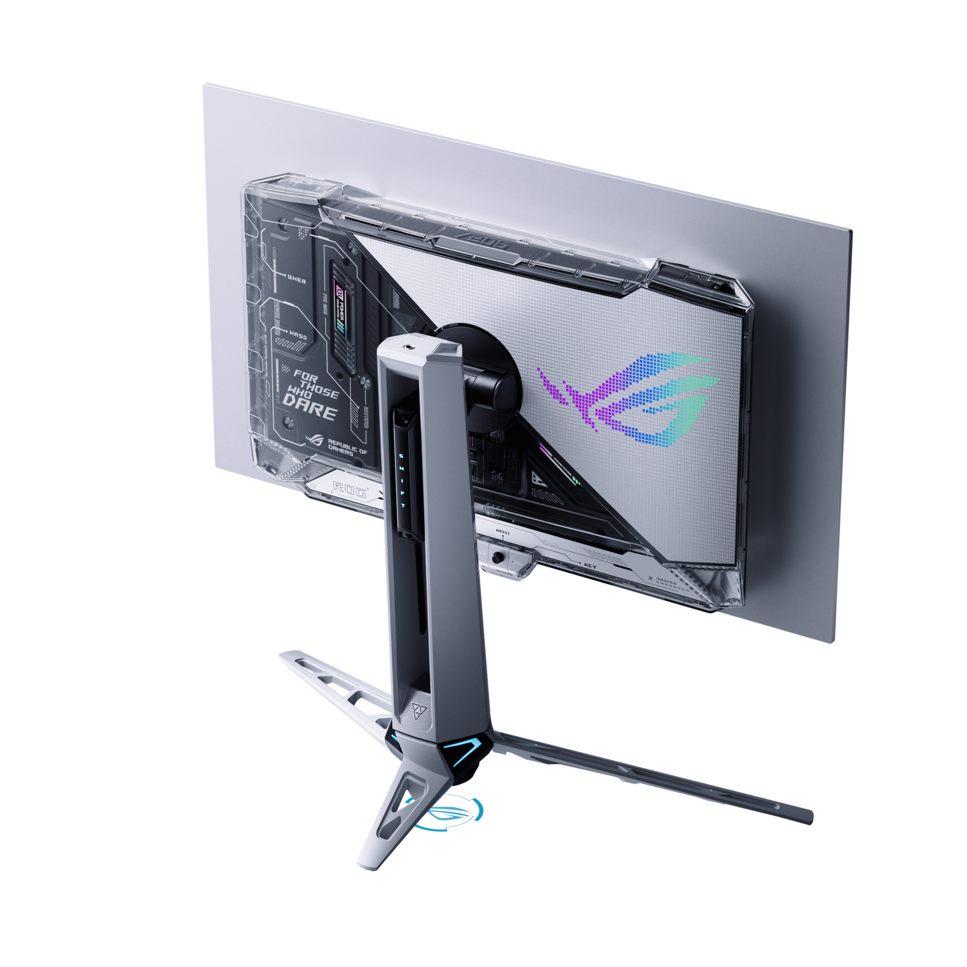 ASUS ROG Swift OLED PG27AQWP-W computer monitor 67.3 cm (26.5) 2560 x 1440 pixels Quad HD LCD Silver