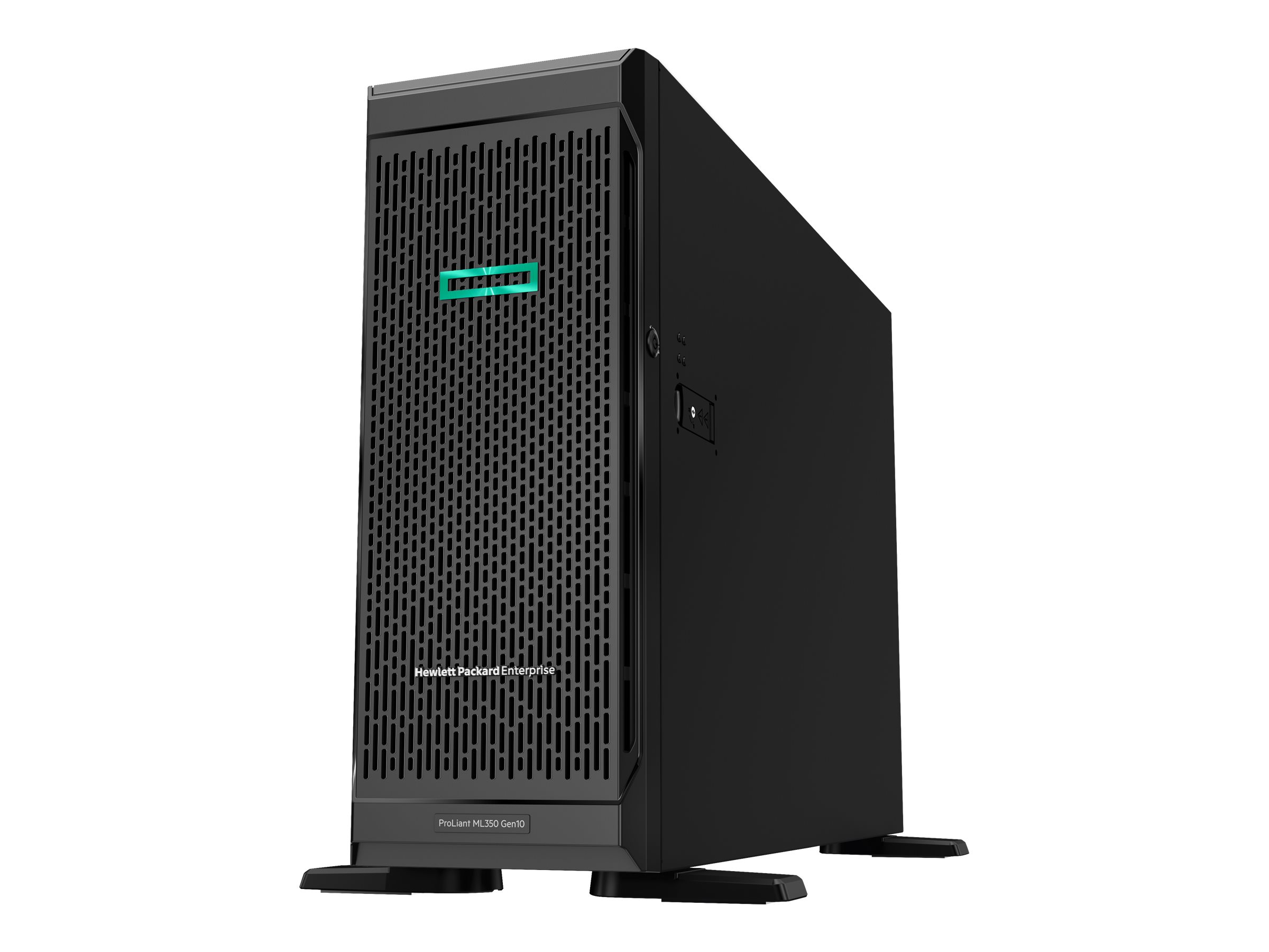 HPE ProLiant ML350 Gen10 Base - Server - Tower - 4U - zweiweg - 1 x Xeon Silver 4208 / 2.1 GHz - RAM 16 GB - SATA/SAS - Hot-Swap 6.4 cm (2.5)